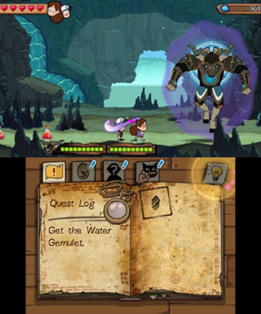 Screenshot for Gravity Falls: Legend of the Gnome Gemulets
