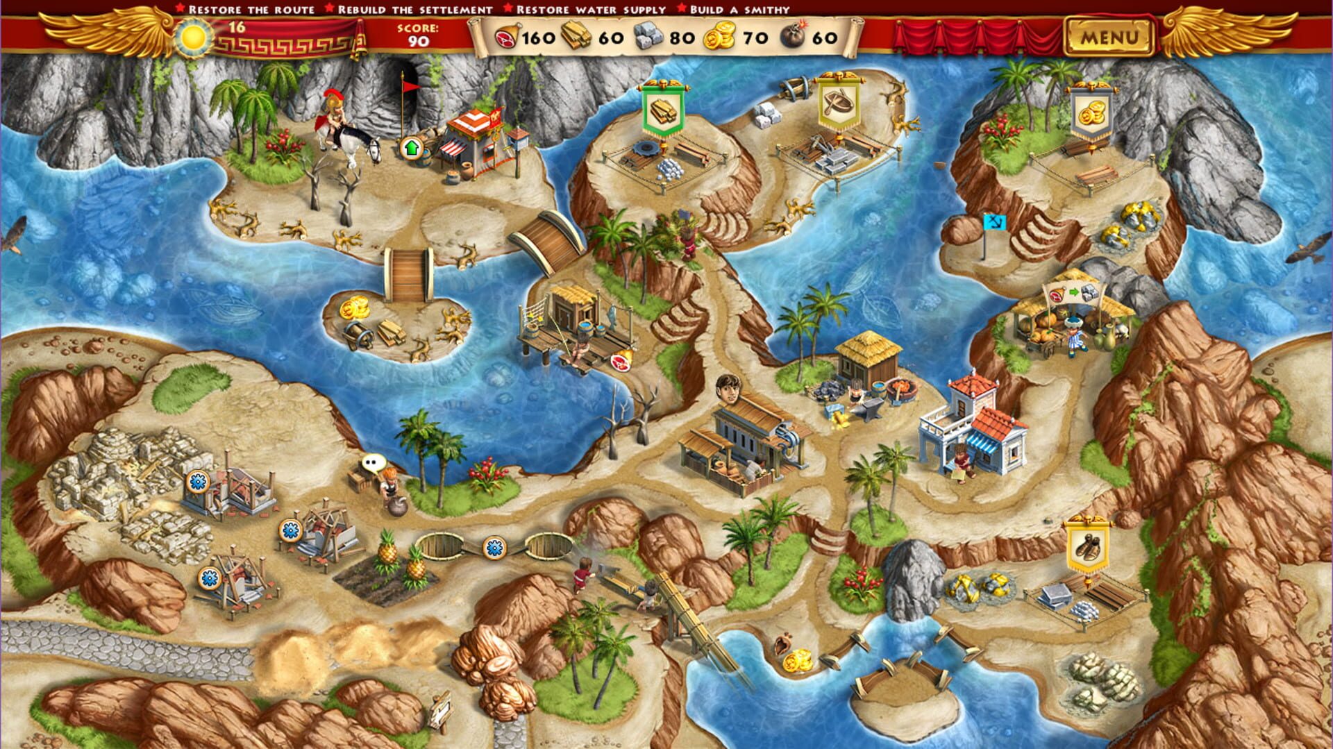Screenshot for Roads of Rome: New Generation