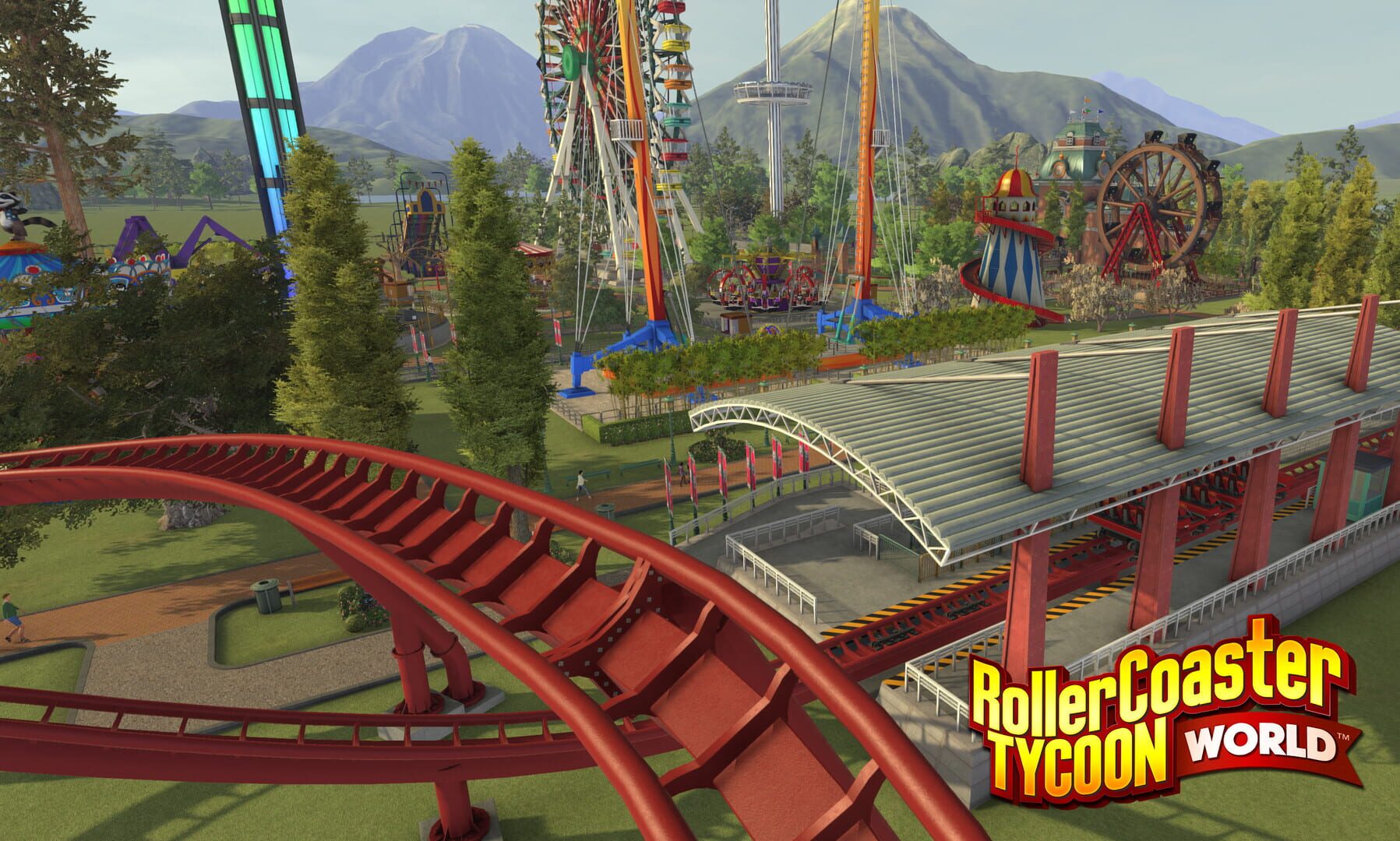 Screenshot for RollerCoaster Tycoon World