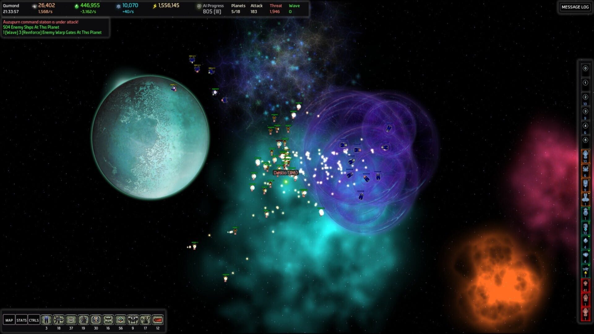 Screenshot for AI War: Fleet Command