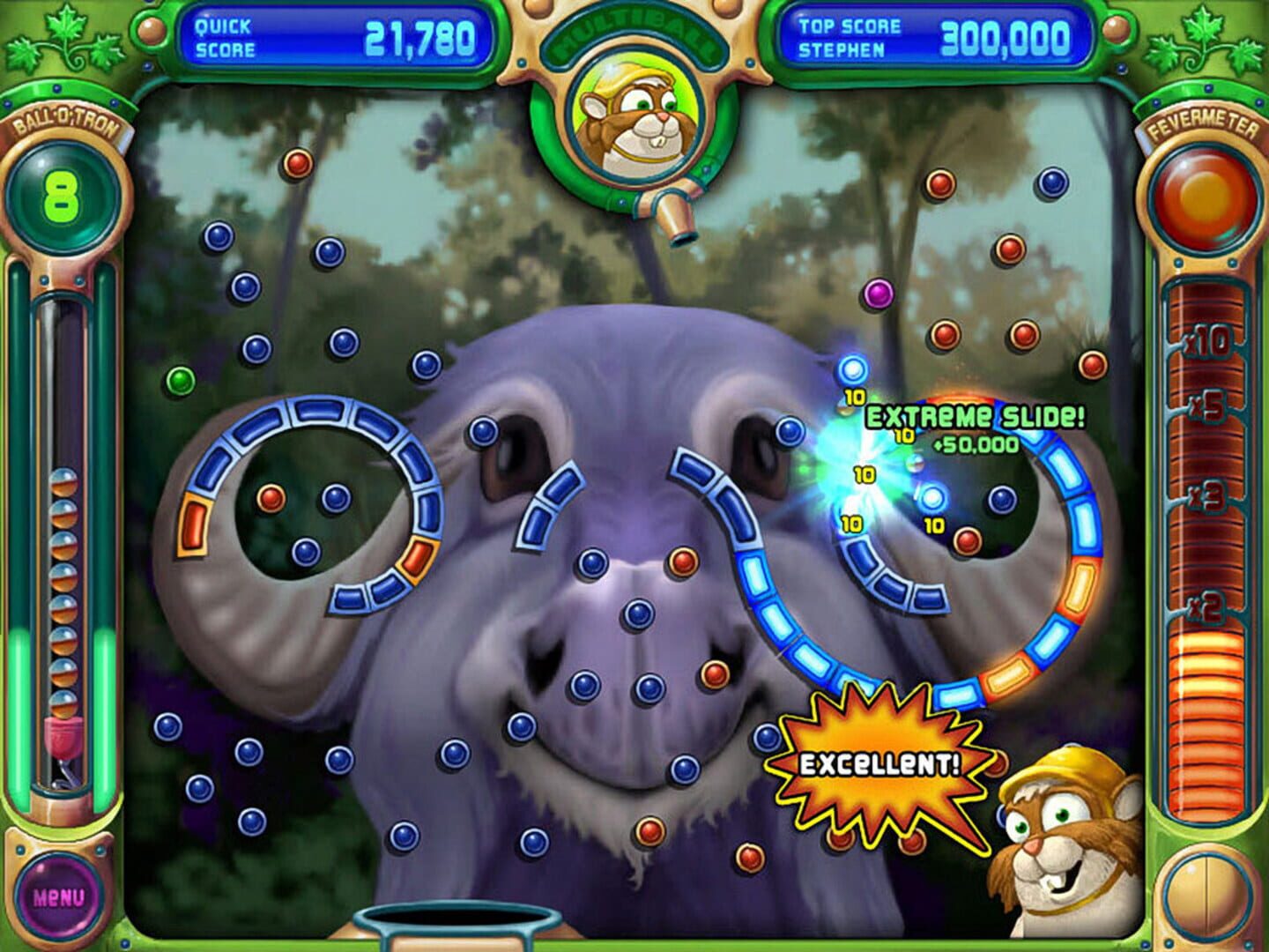 Screenshot for Peggle