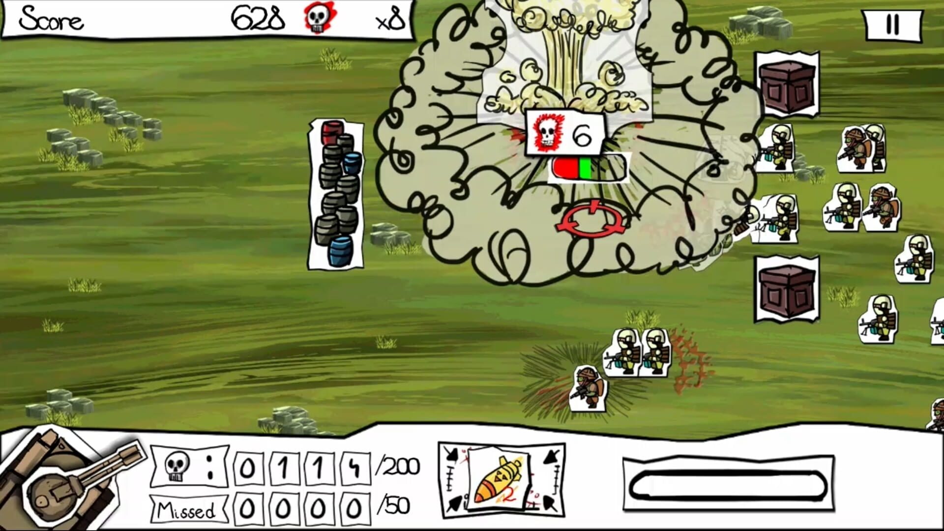Screenshot for Paper Wars: Cannon Fodder Devastated