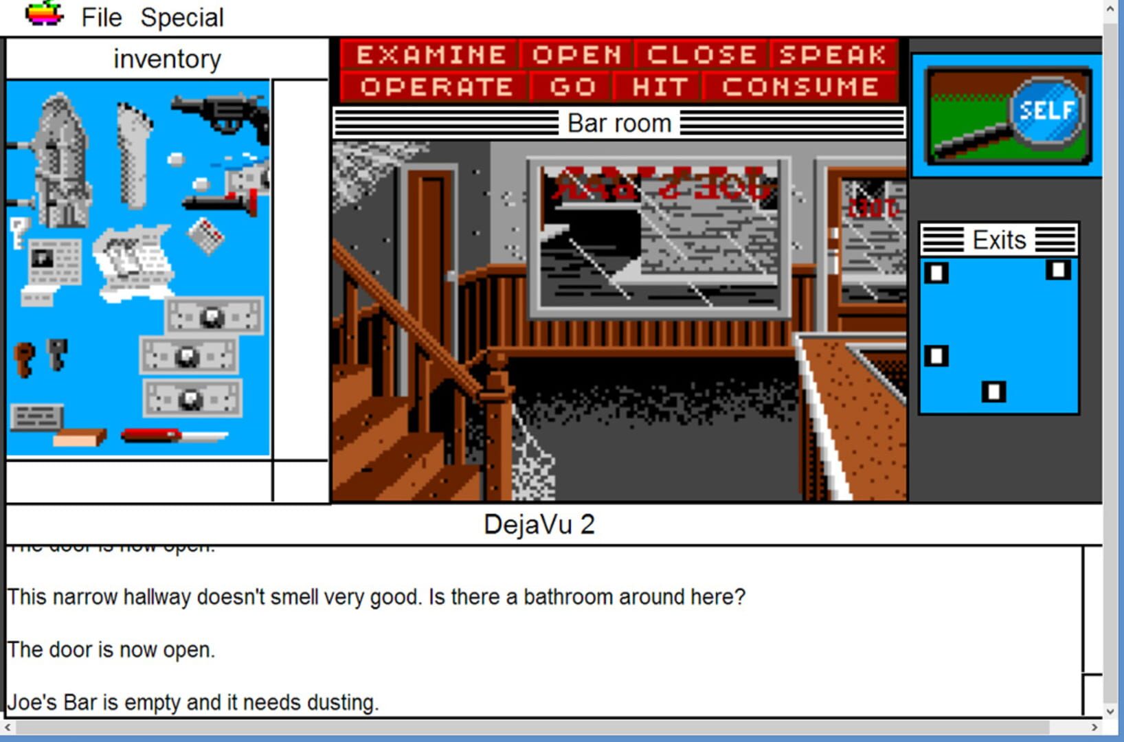 Screenshot for Deja Vu II: MacVenture Series