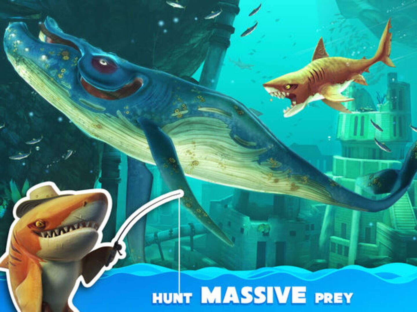 Screenshot for Hungry Shark World