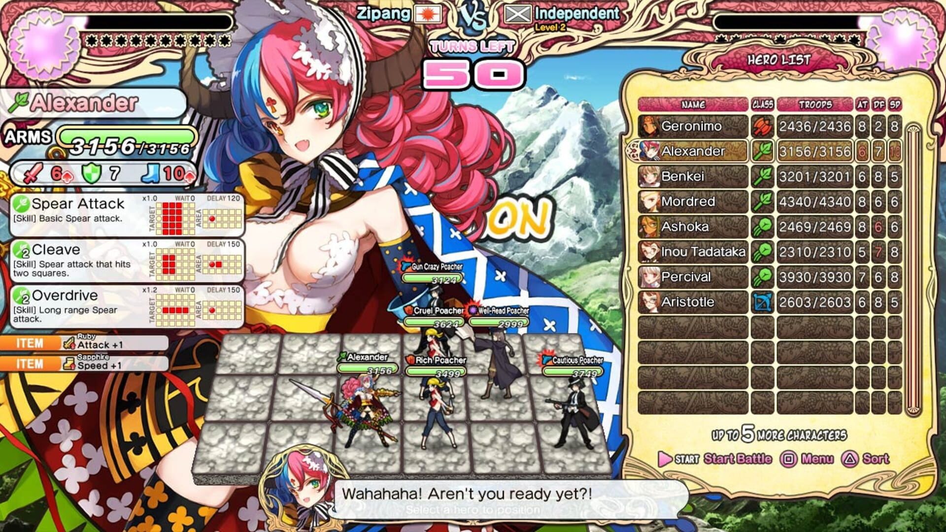 Screenshot for Eiyu*Senki - The World Conquest