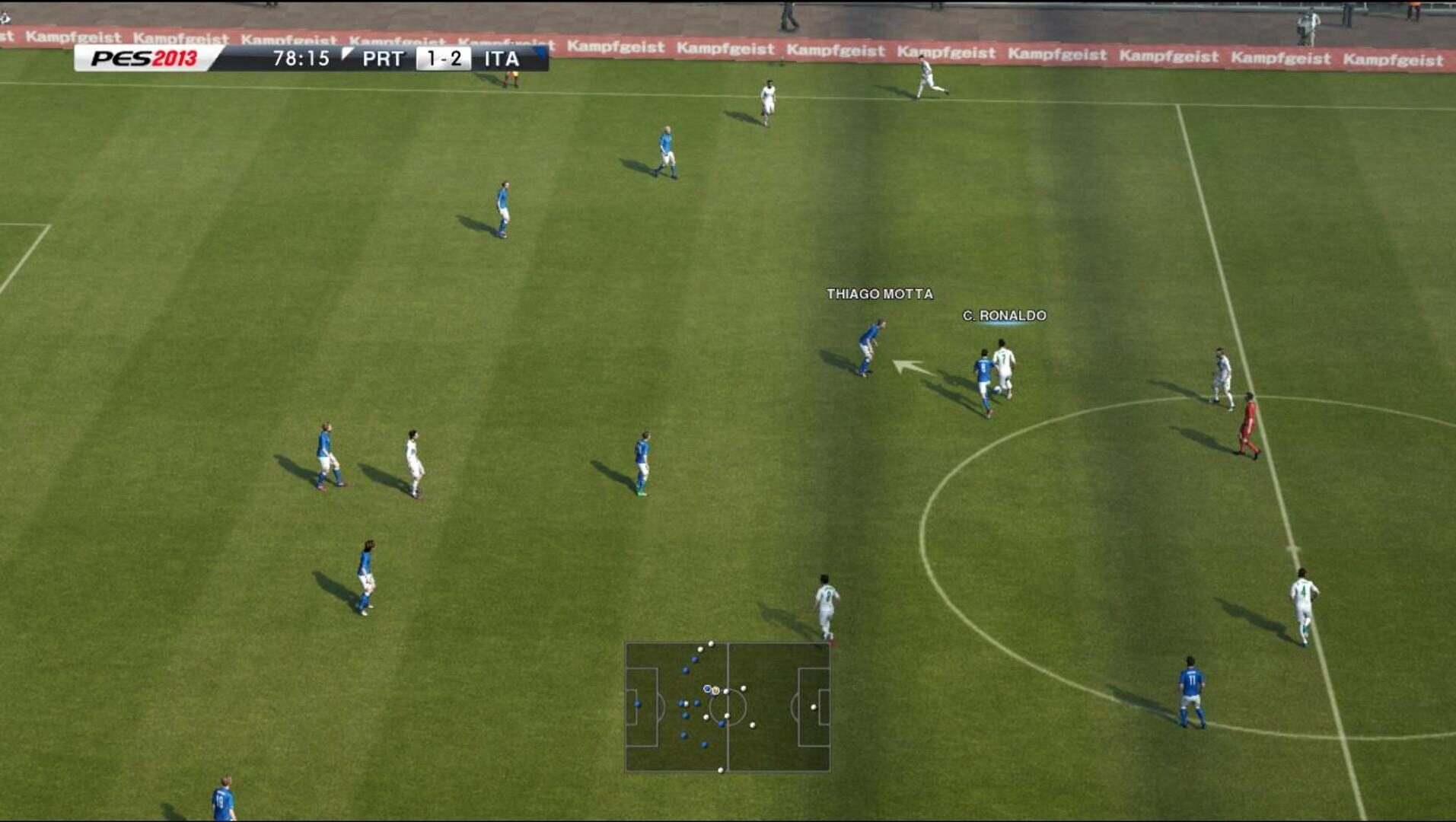 Screenshot for Pro Evolution Soccer 2013