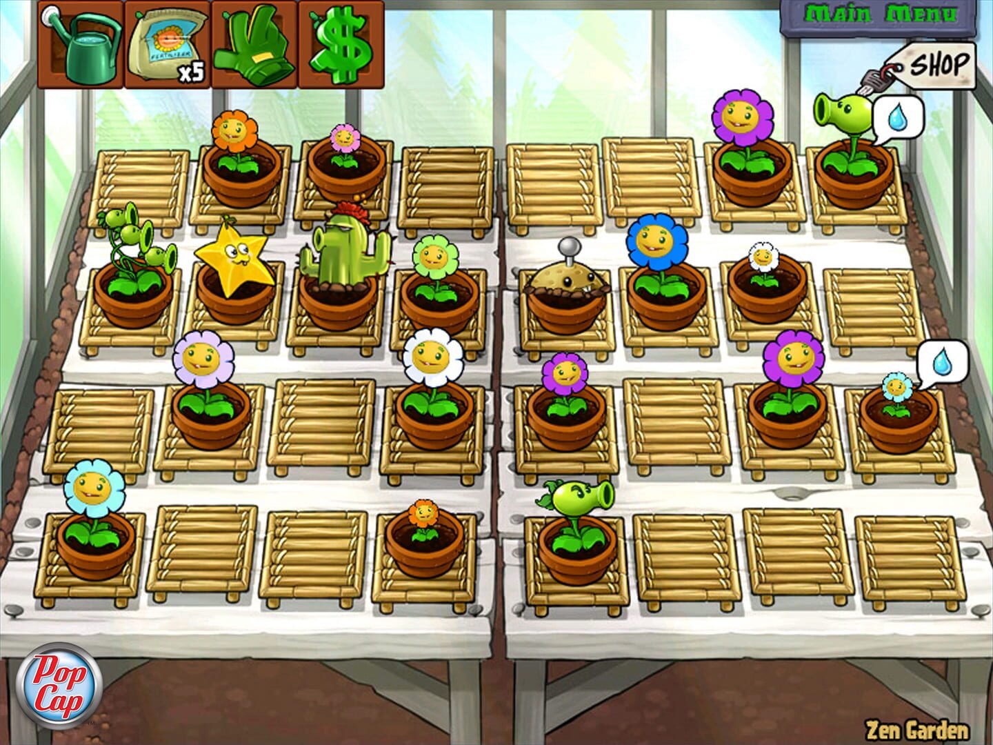 Screenshot for Plants vs. Zombies