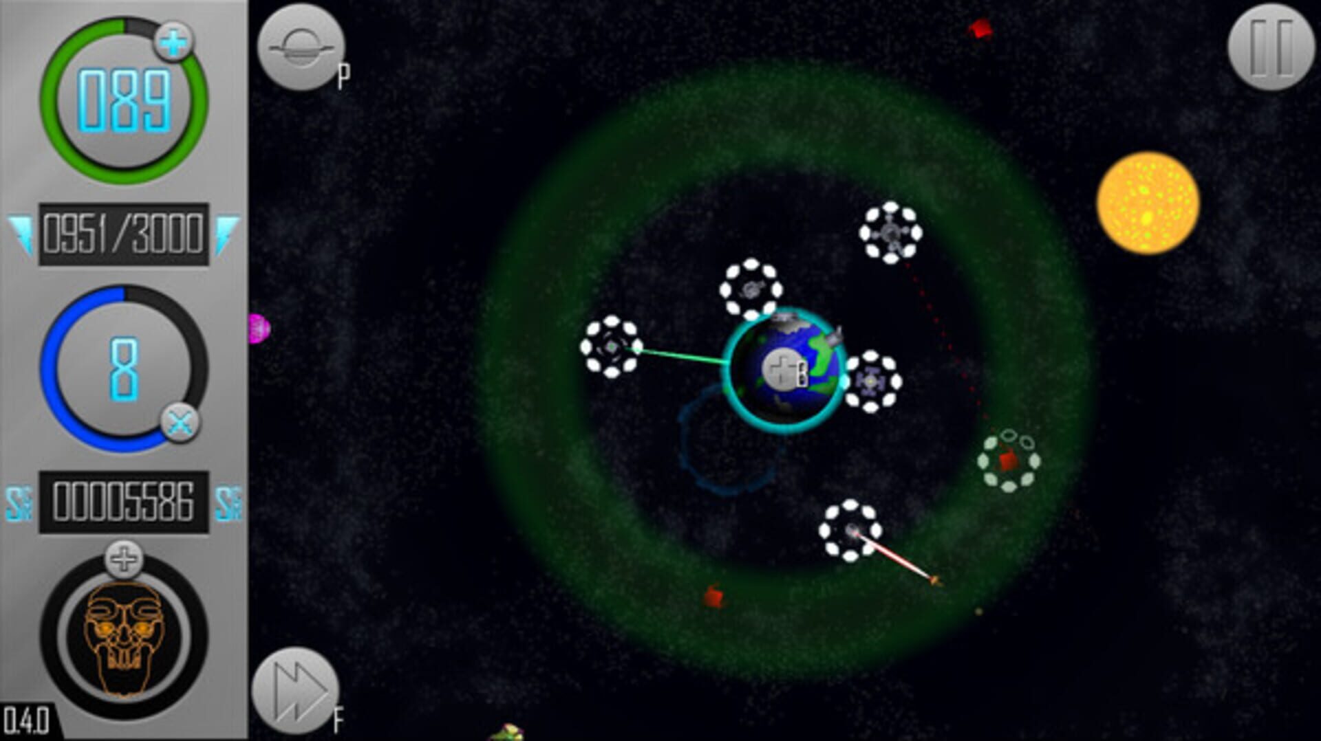 Screenshot for Orbit: Satellite Defense