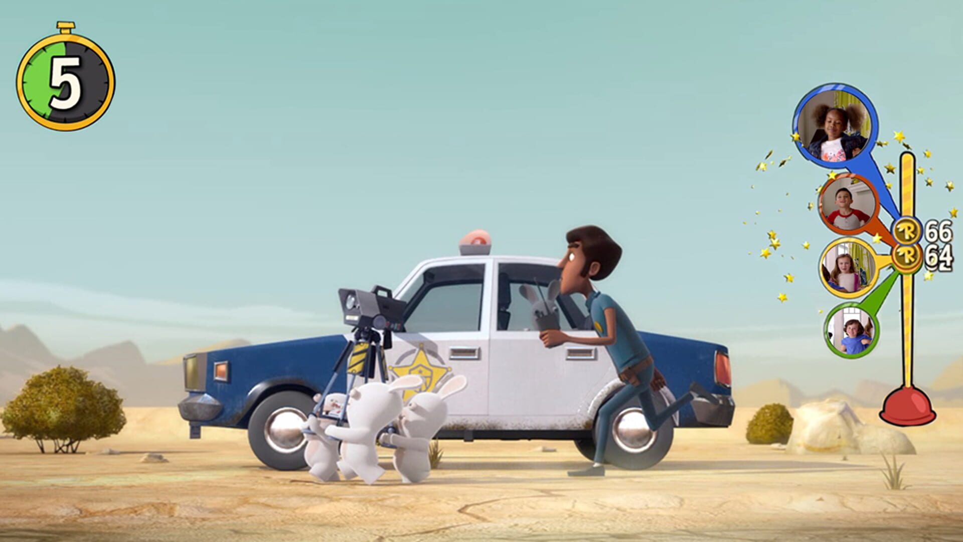 Screenshot for Rabbids Invasion: The Interactive TV Show