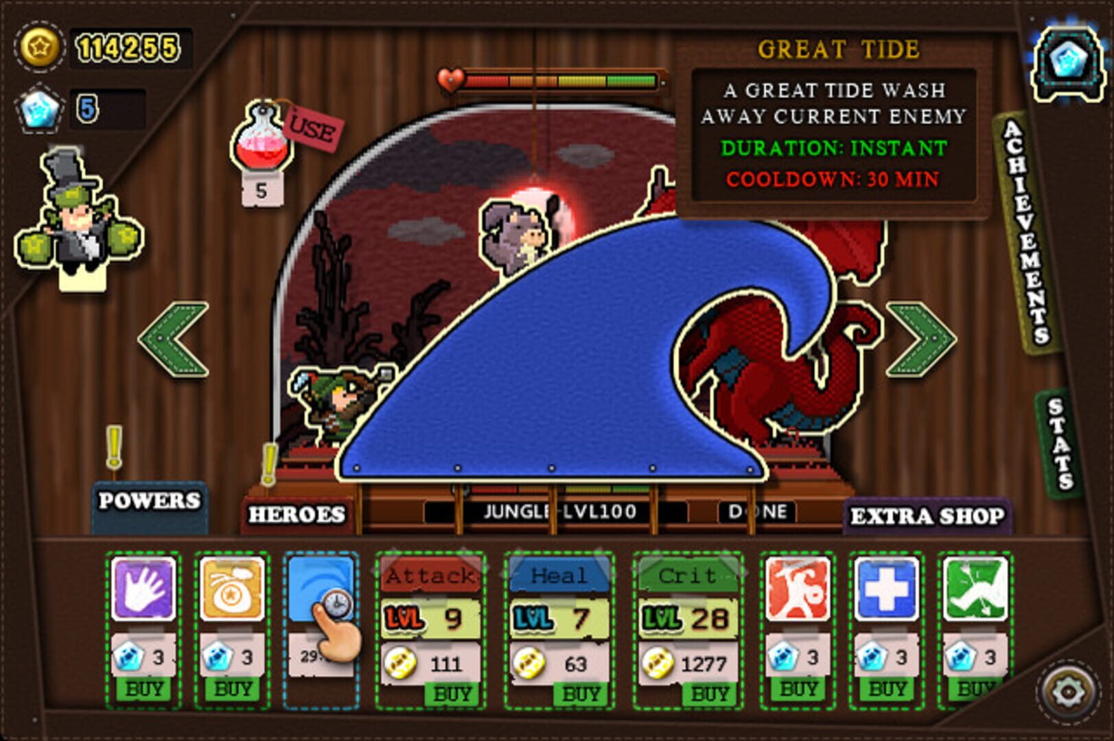Screenshot for Tap Heroes