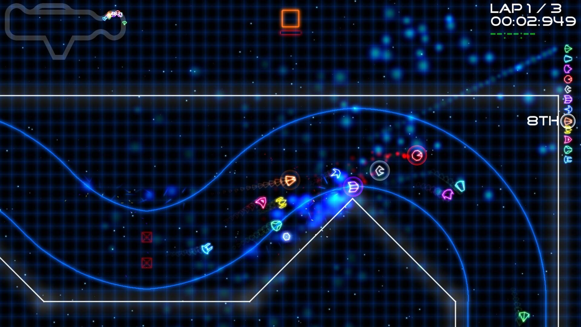 Screenshot for Super Laser Racer