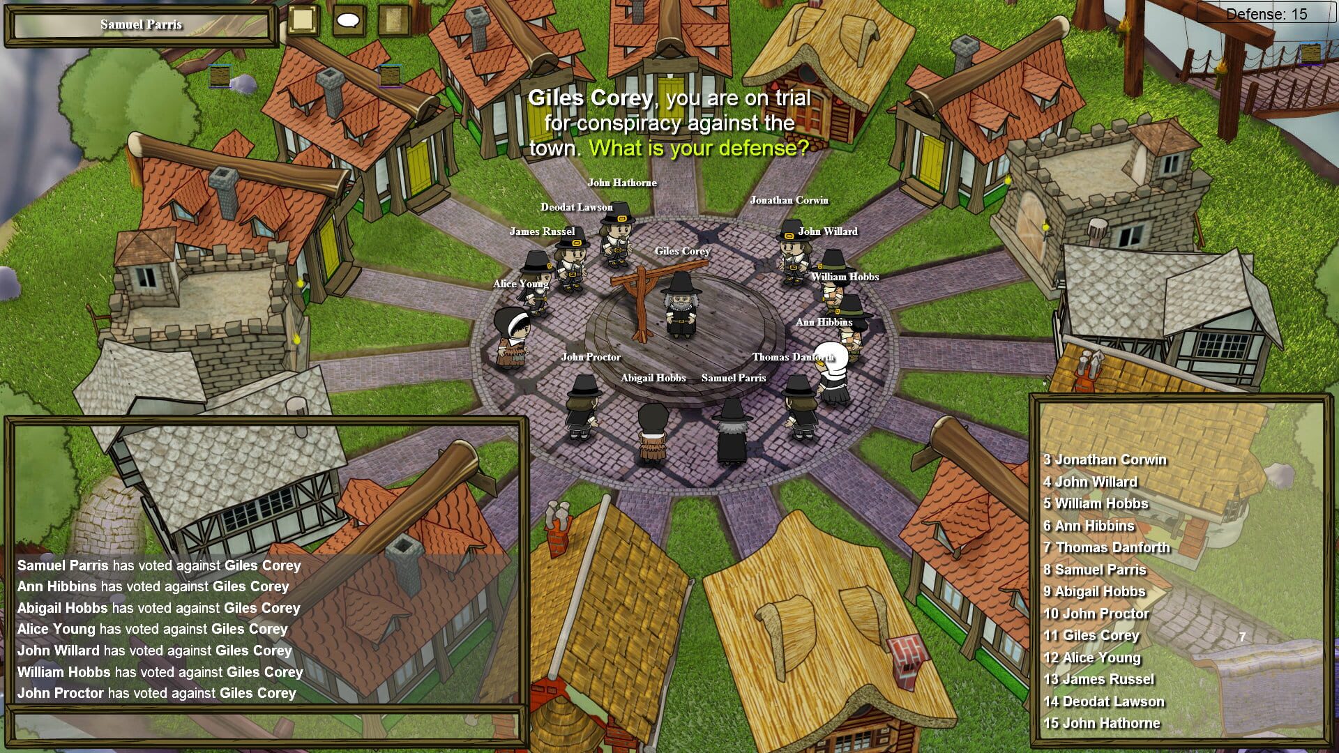 Screenshot for Town of Salem