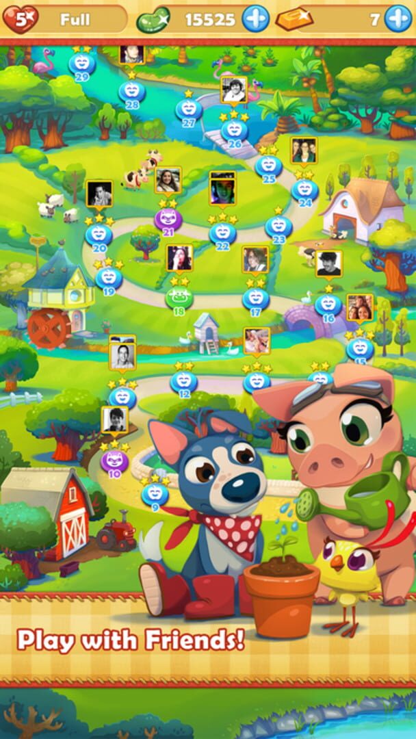 Screenshot for Farm Heroes Saga