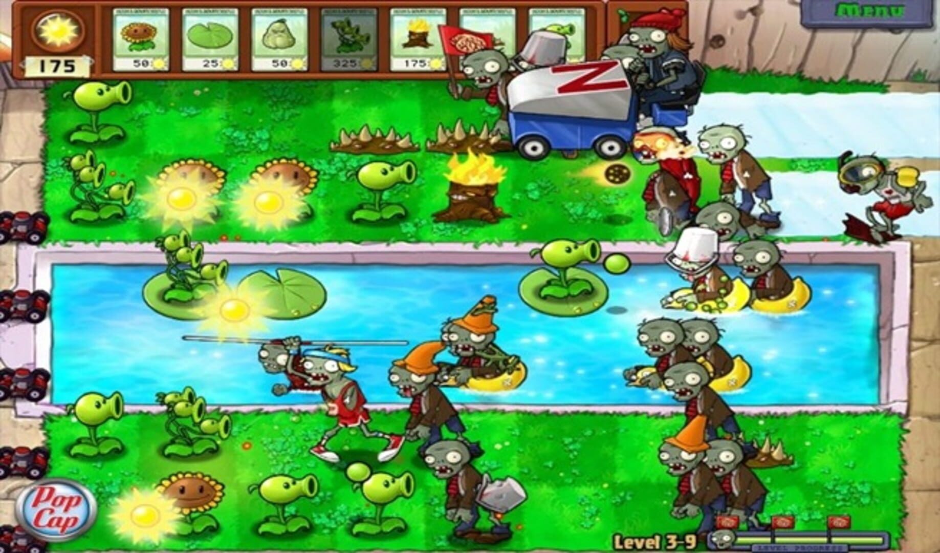 Screenshot for Plants vs. Zombies