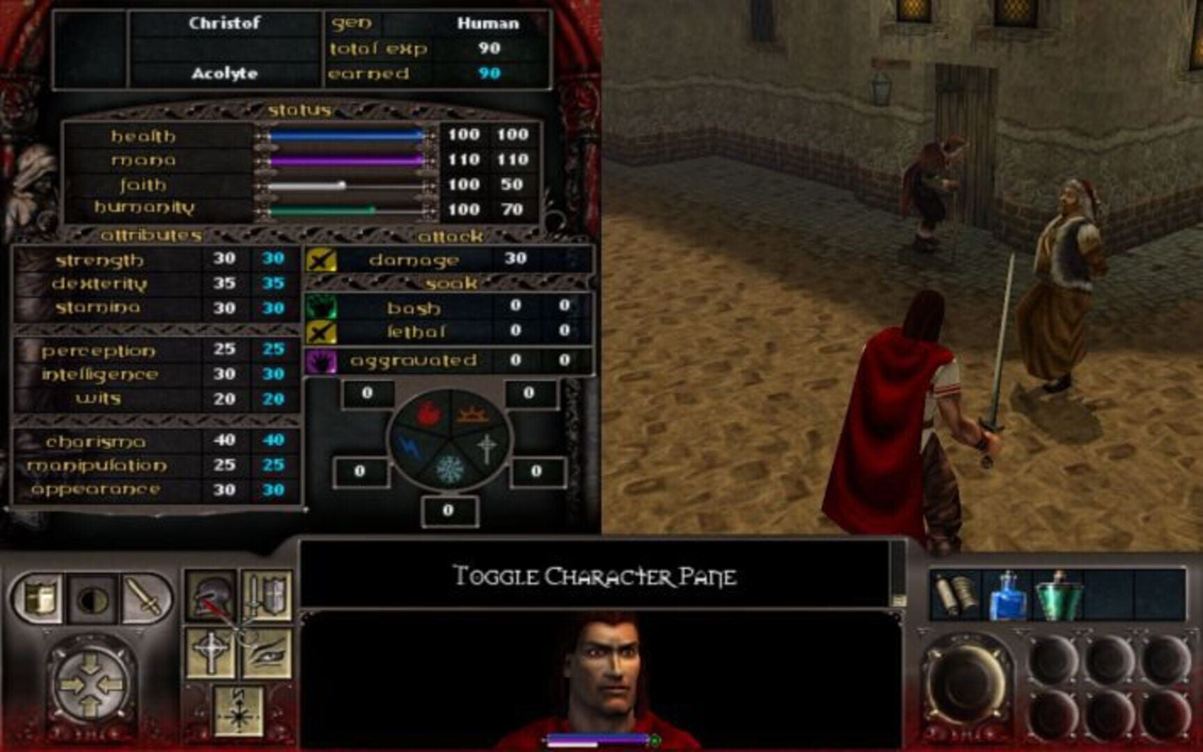Screenshot for Vampire: The Masquerade - Redemption