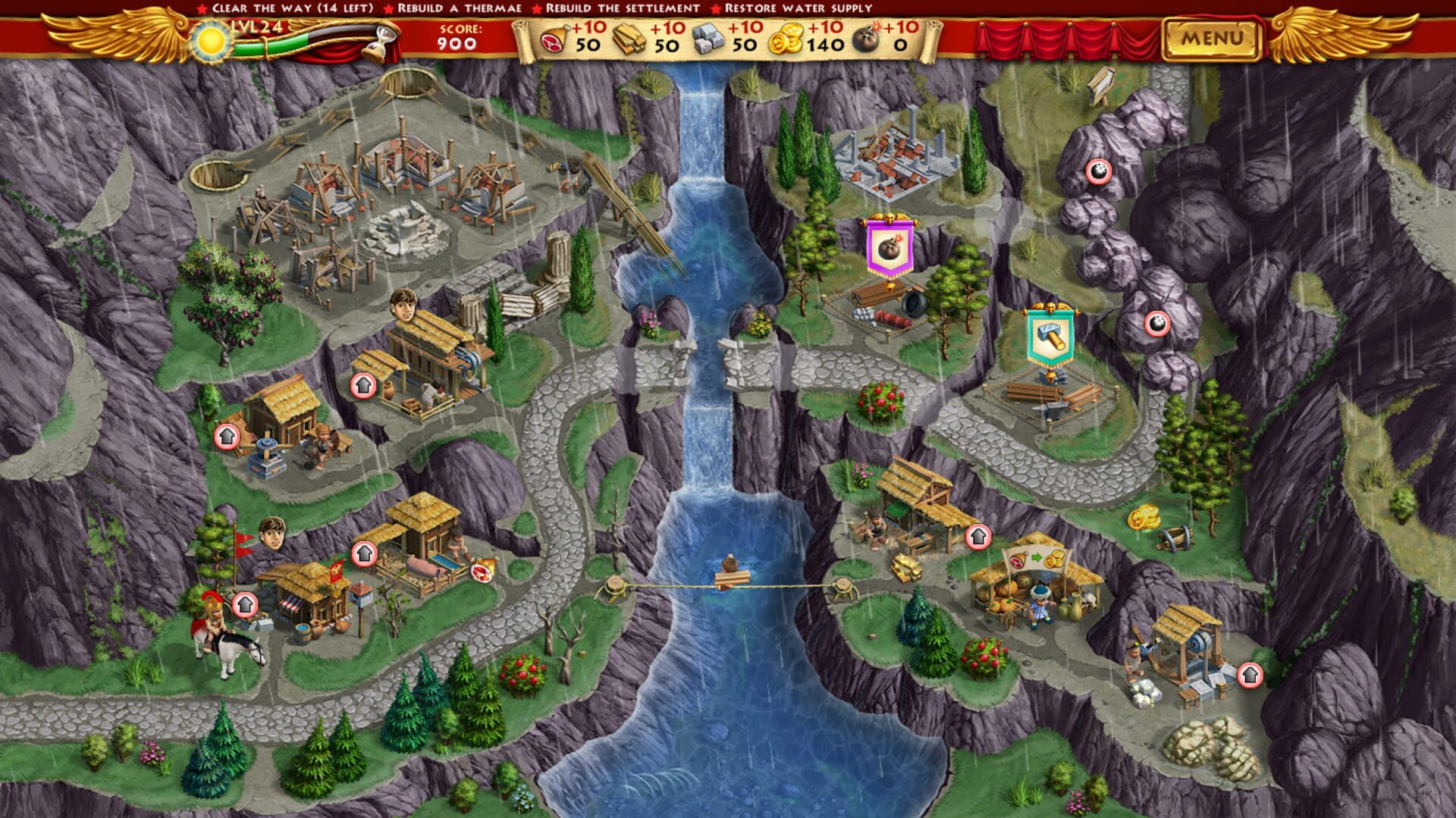 Screenshot for Roads of Rome: New Generation