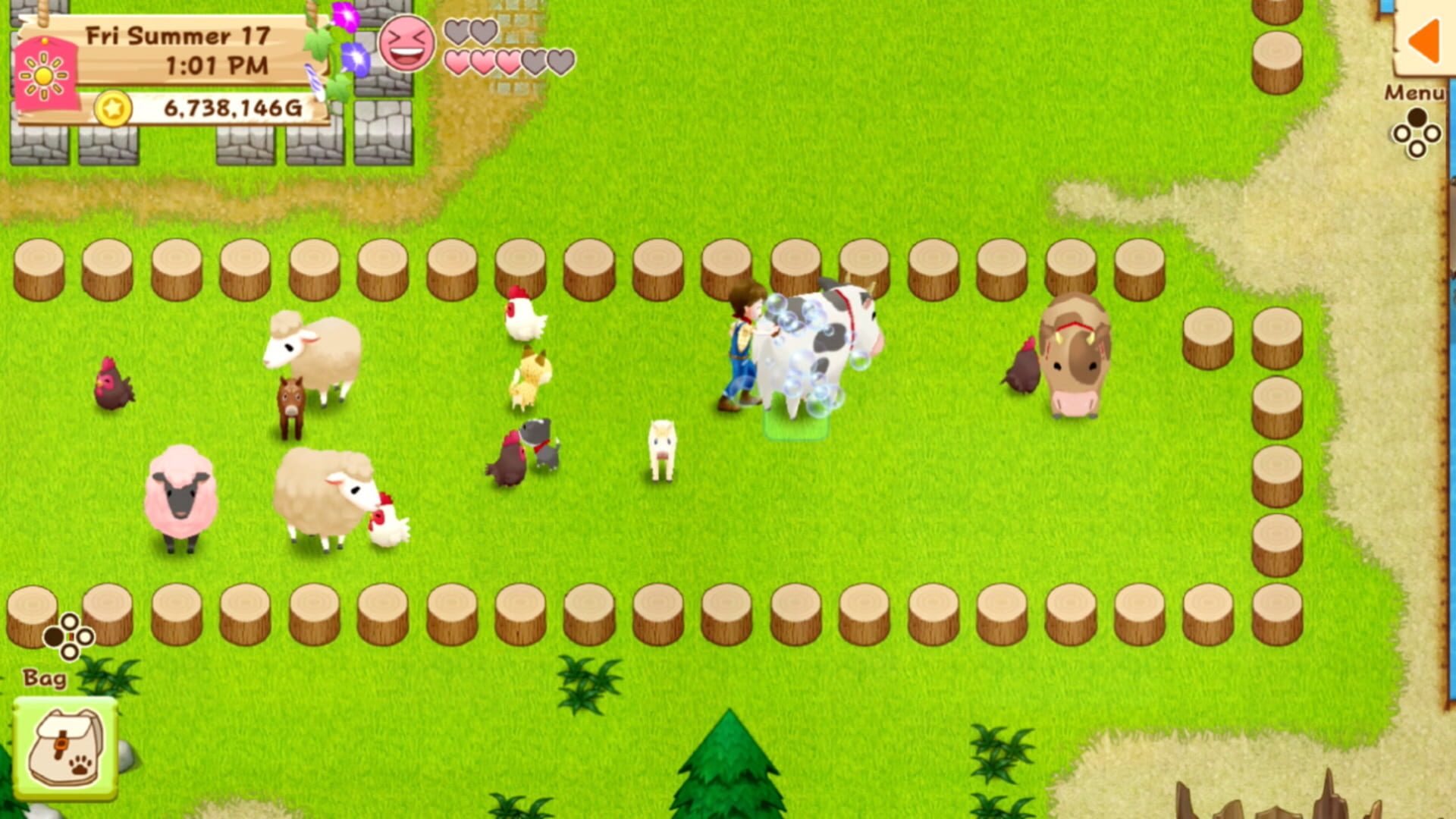 Screenshot for Harvest Moon: Light of Hope