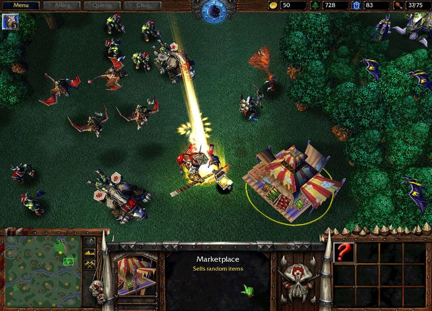 Screenshot for Warcraft III: Reign of Chaos