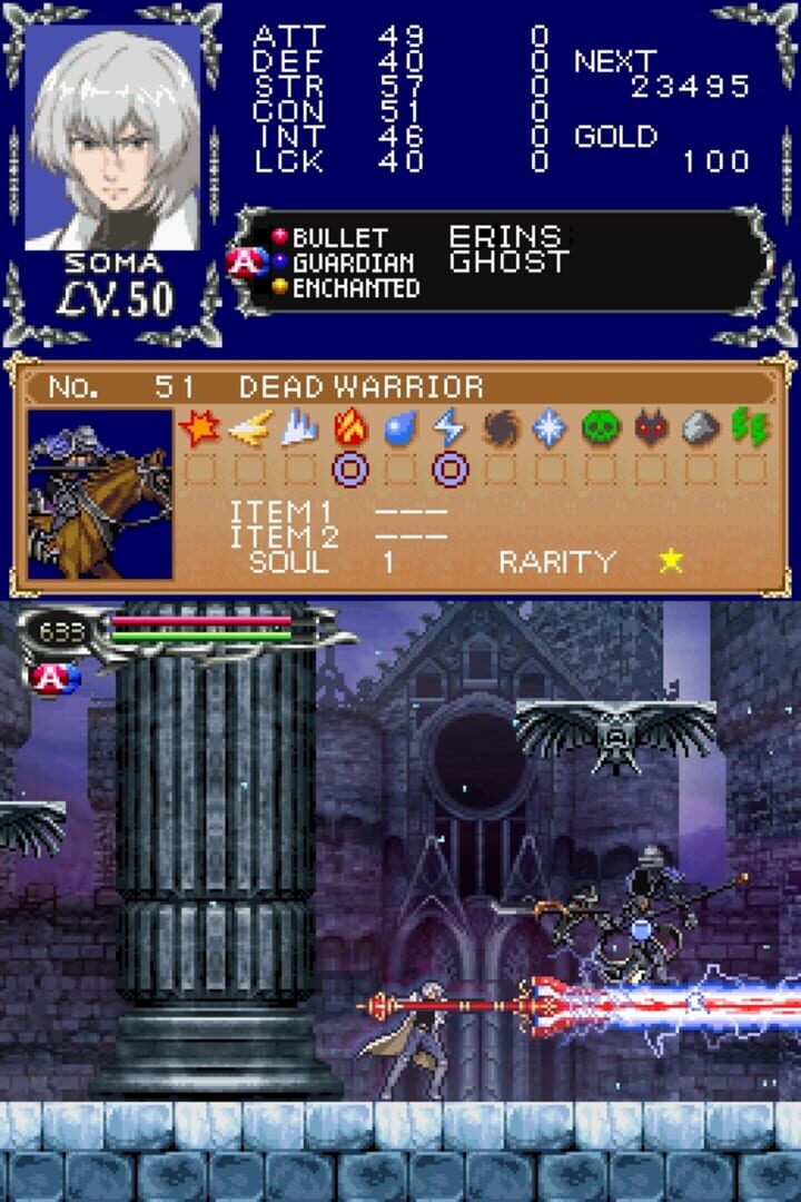Screenshot for Castlevania: Dawn of Sorrow
