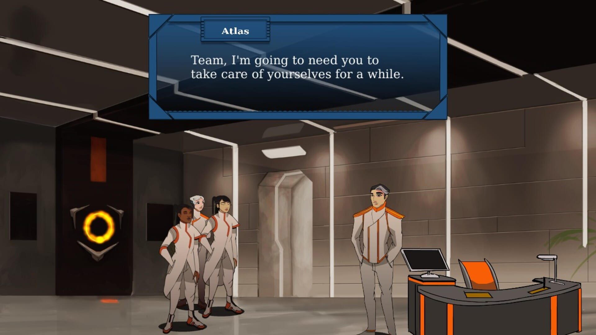 Screenshot for A2Be: A Science Fiction Narrative