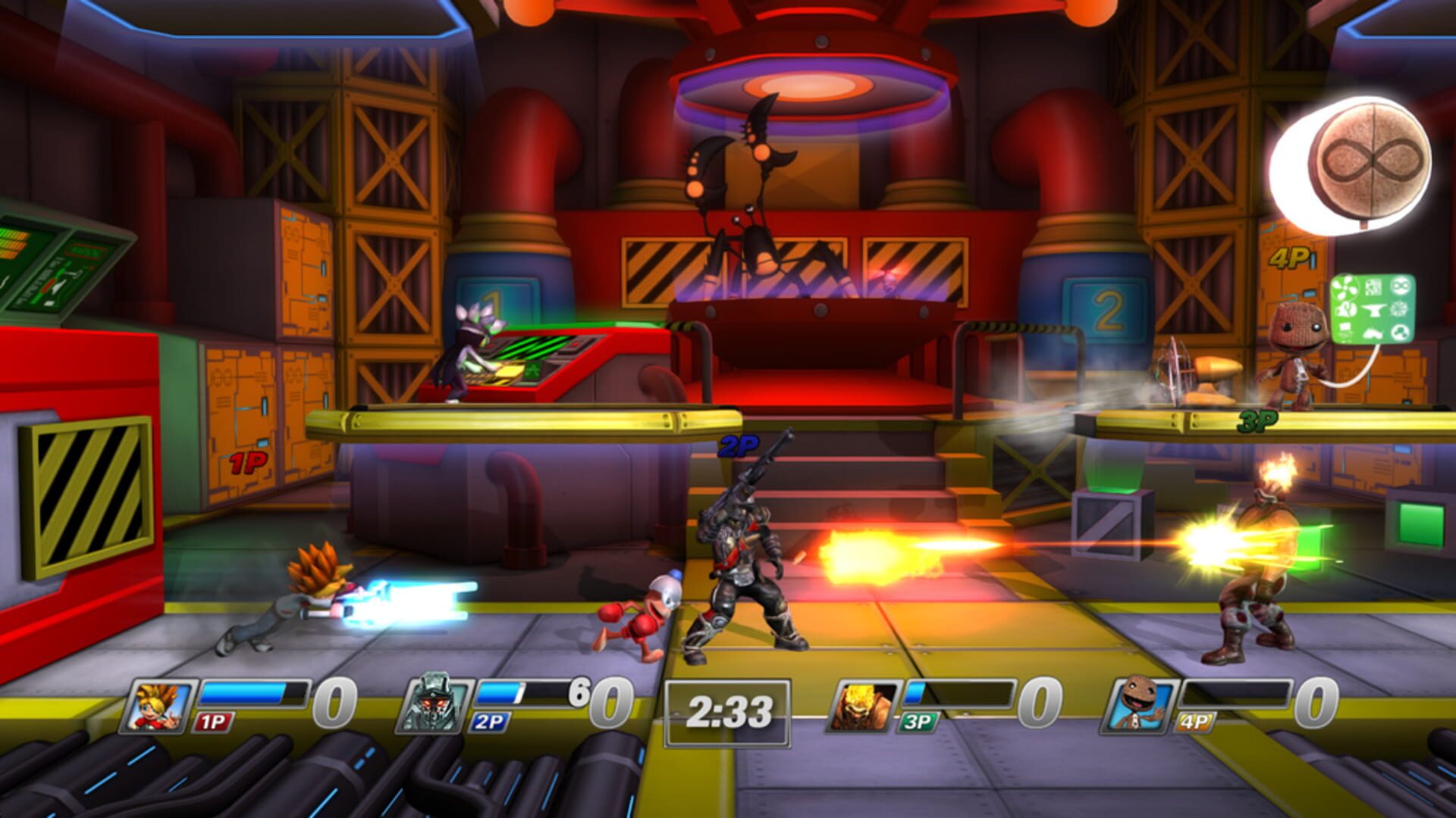 Screenshot for PlayStation All-Stars Battle Royale