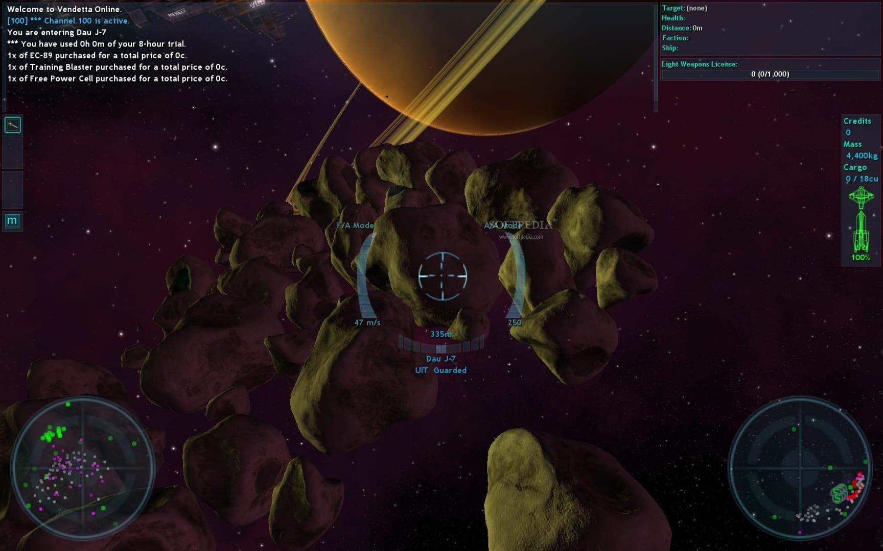 Screenshot for Vendetta Online