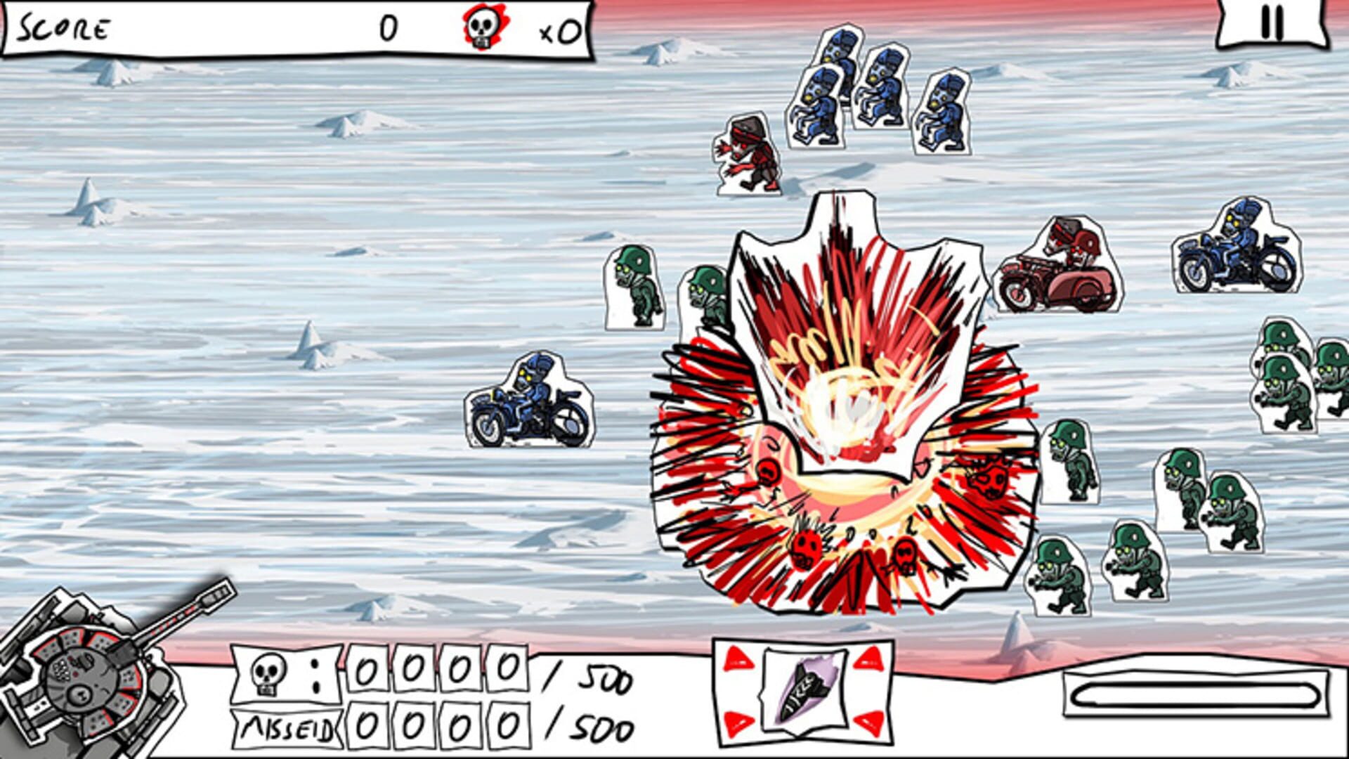 Screenshot for Paper Wars: Cannon Fodder Devastated