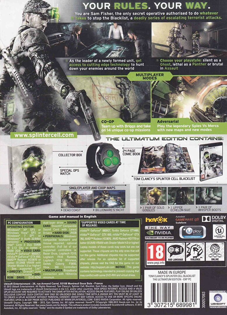 Screenshot for Tom Clancy's Splinter Cell: Blacklist