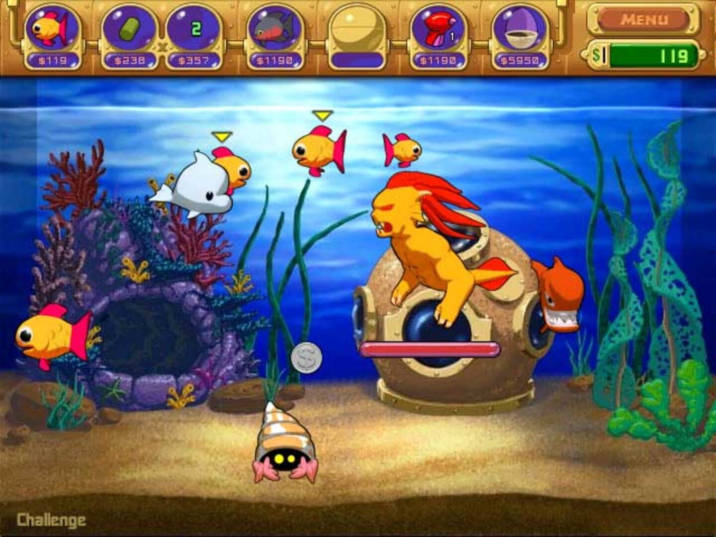 Screenshot for Insaniquarium! Deluxe
