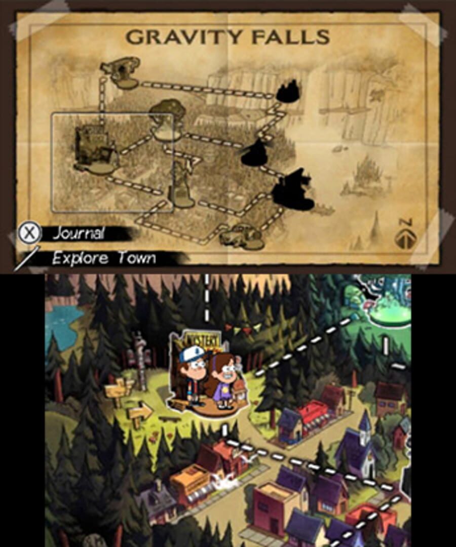 Screenshot for Gravity Falls: Legend of the Gnome Gemulets
