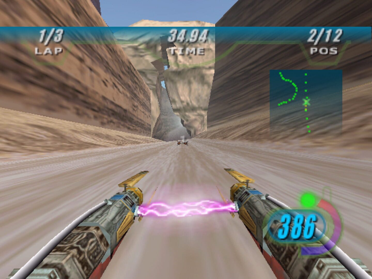 Screenshot for Star Wars: Episode I - Racer