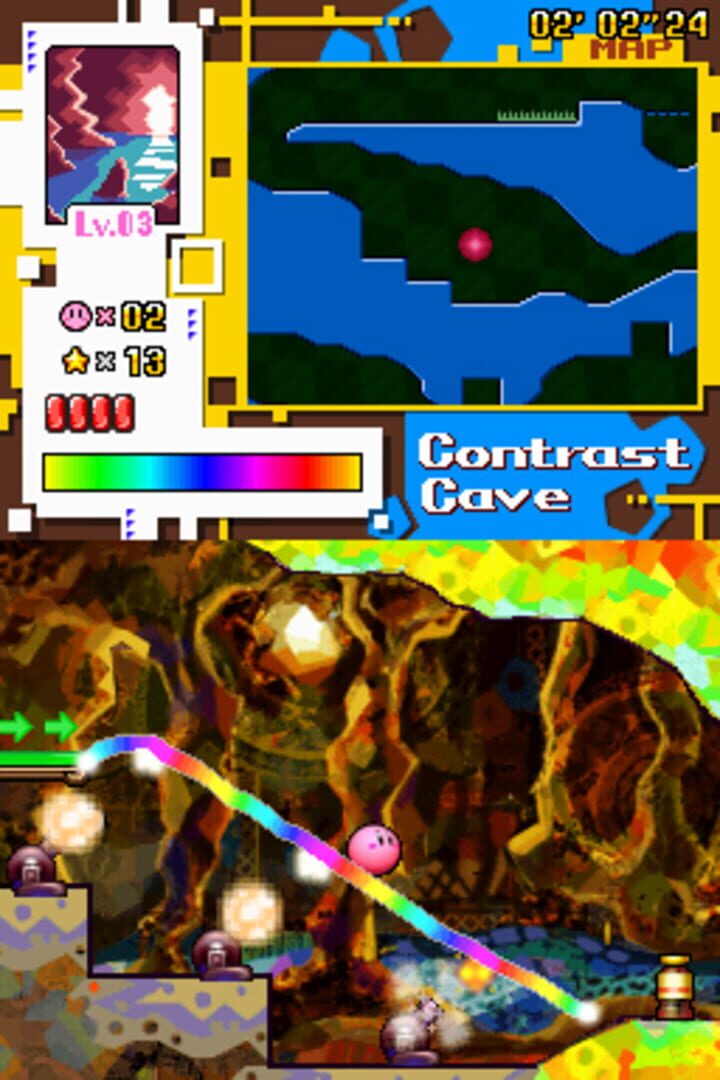 Screenshot for Kirby: Canvas Curse