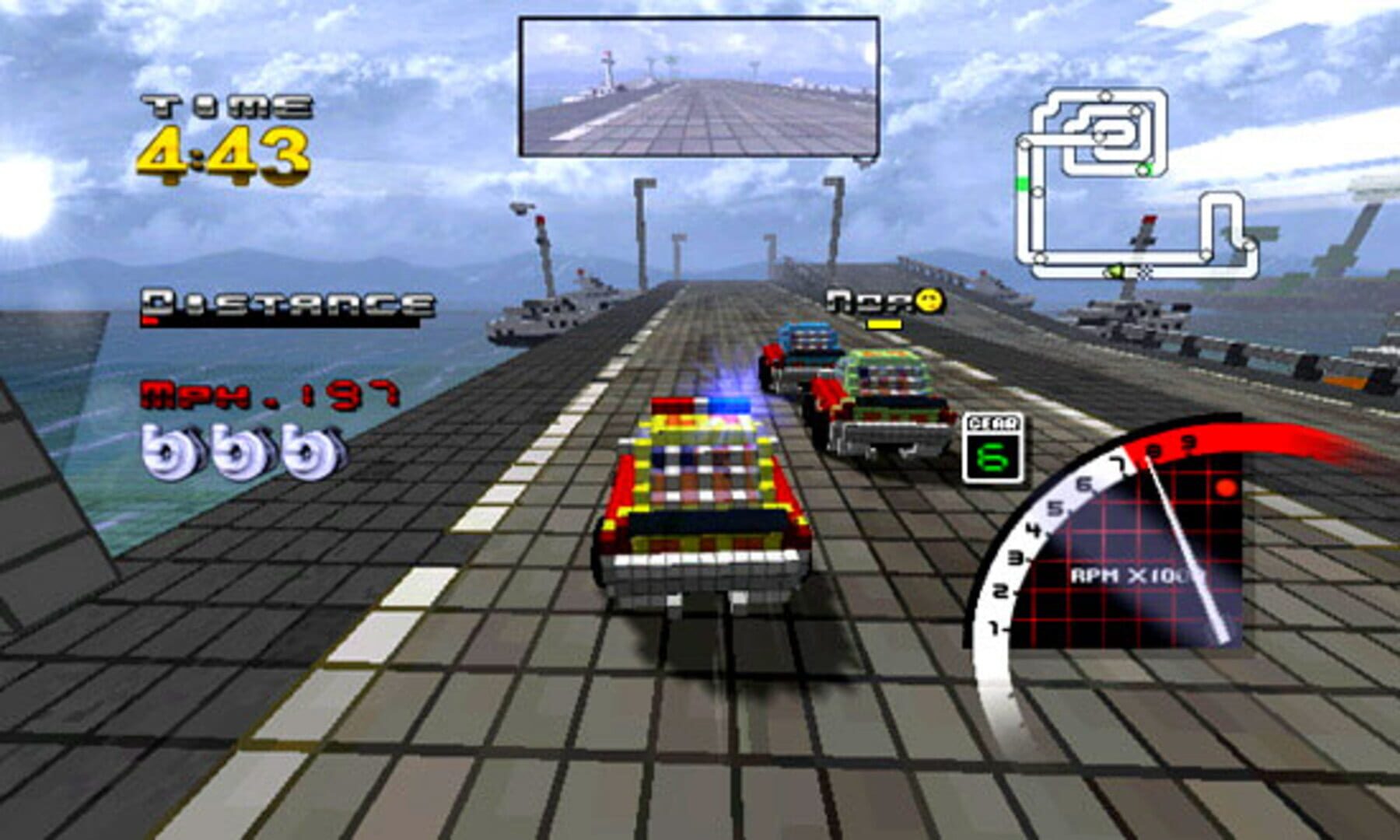 Screenshot for 3D Pixel Racing