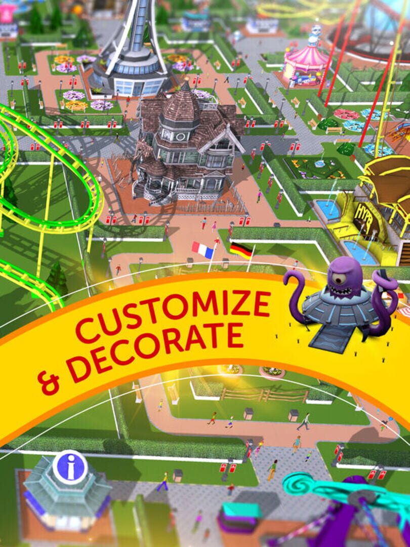 Screenshot for RollerCoaster Tycoon Touch