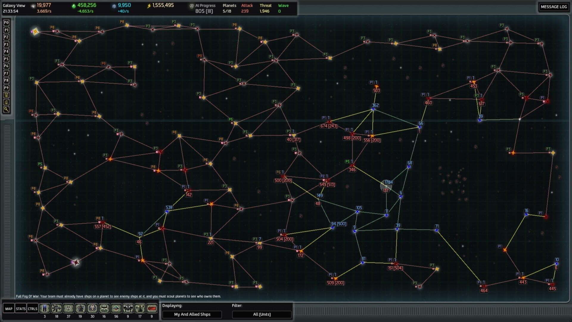 Screenshot for AI War: Fleet Command