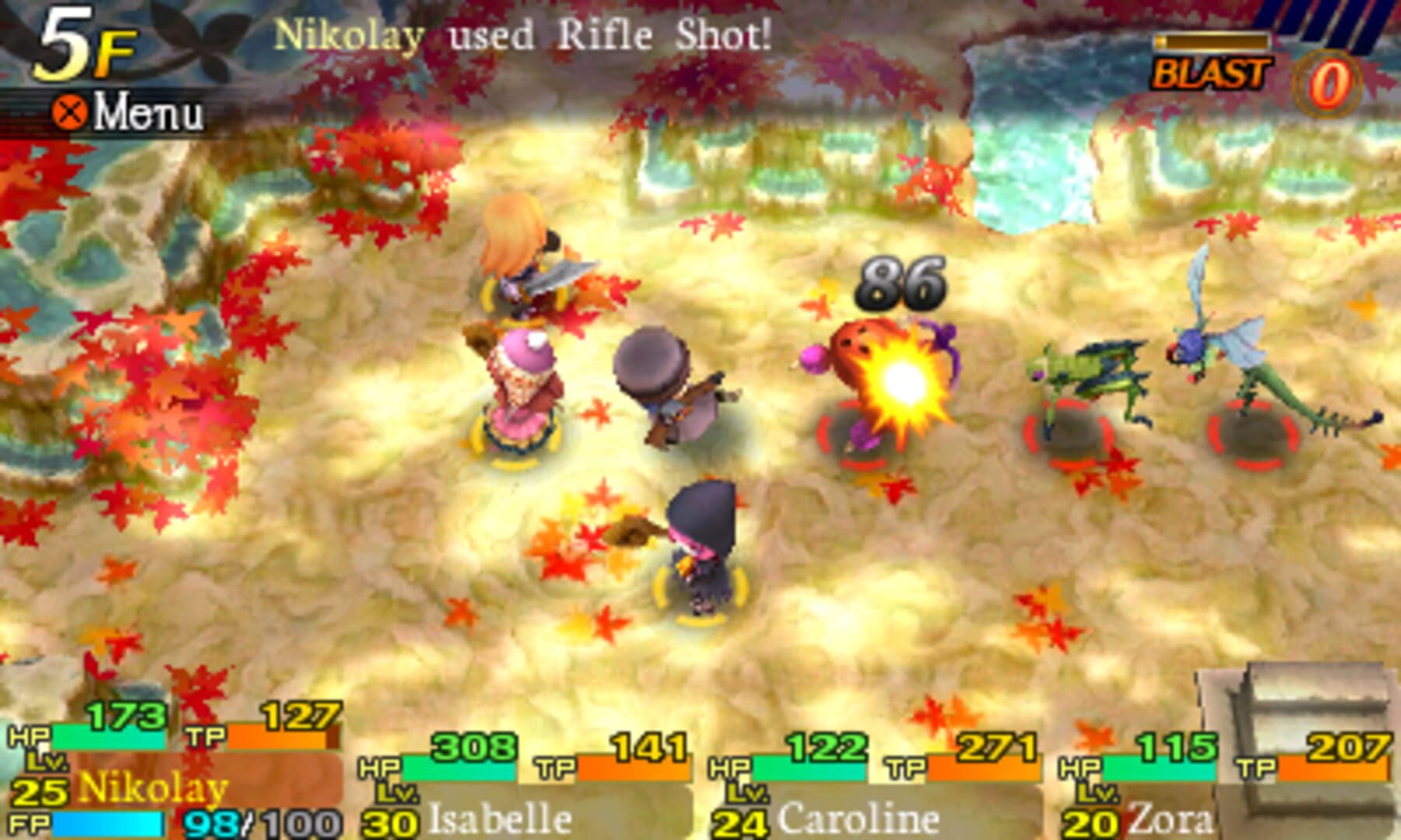 Screenshot for Etrian Mystery Dungeon
