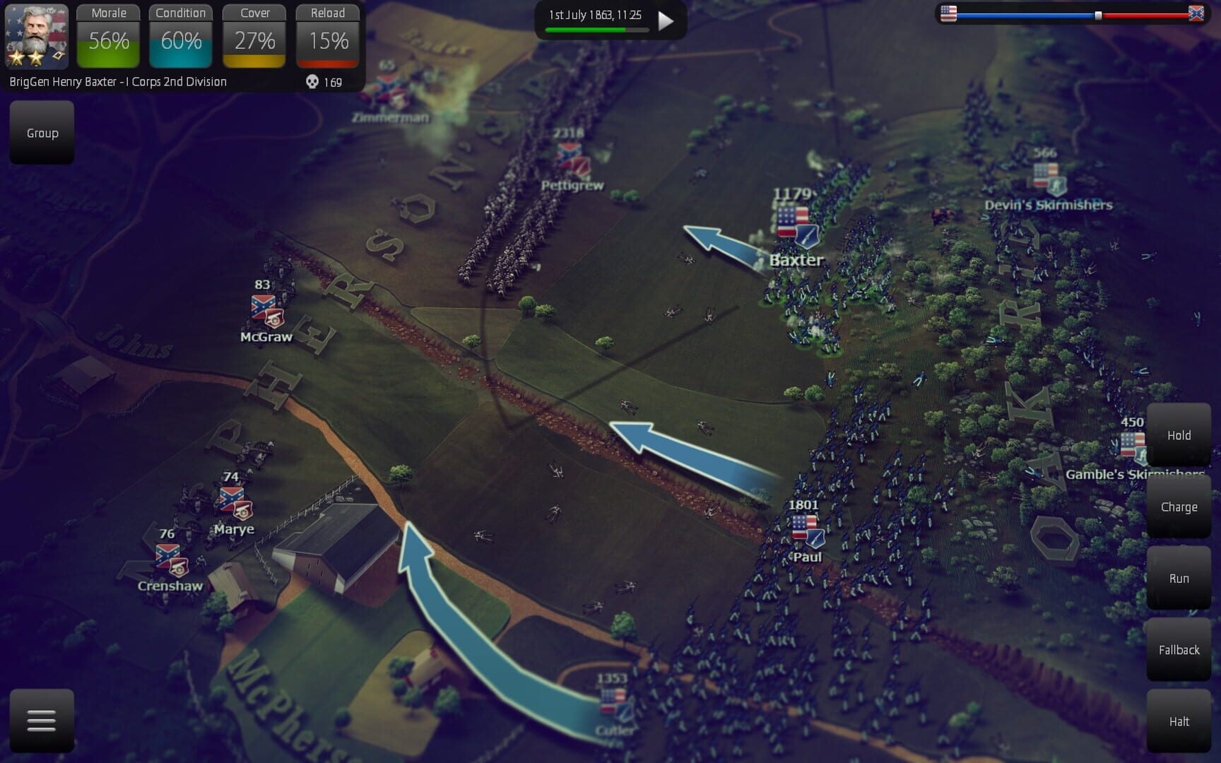 Screenshot for Ultimate General: Gettysburg