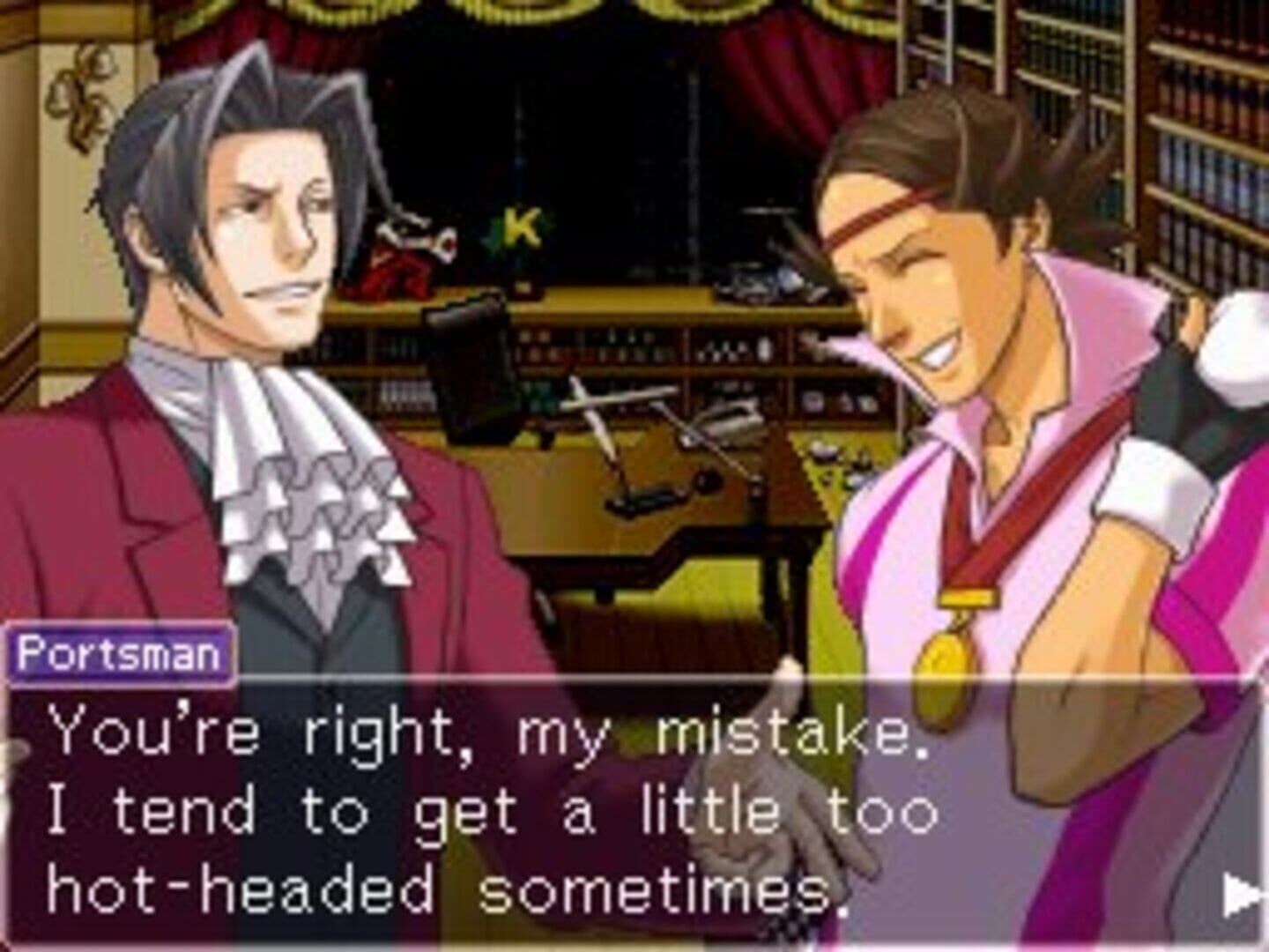 Screenshot for Ace Attorney Investigations: Miles Edgeworth
