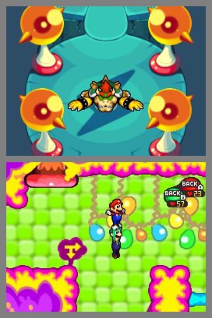 Screenshot for Mario & Luigi: Bowser's Inside Story