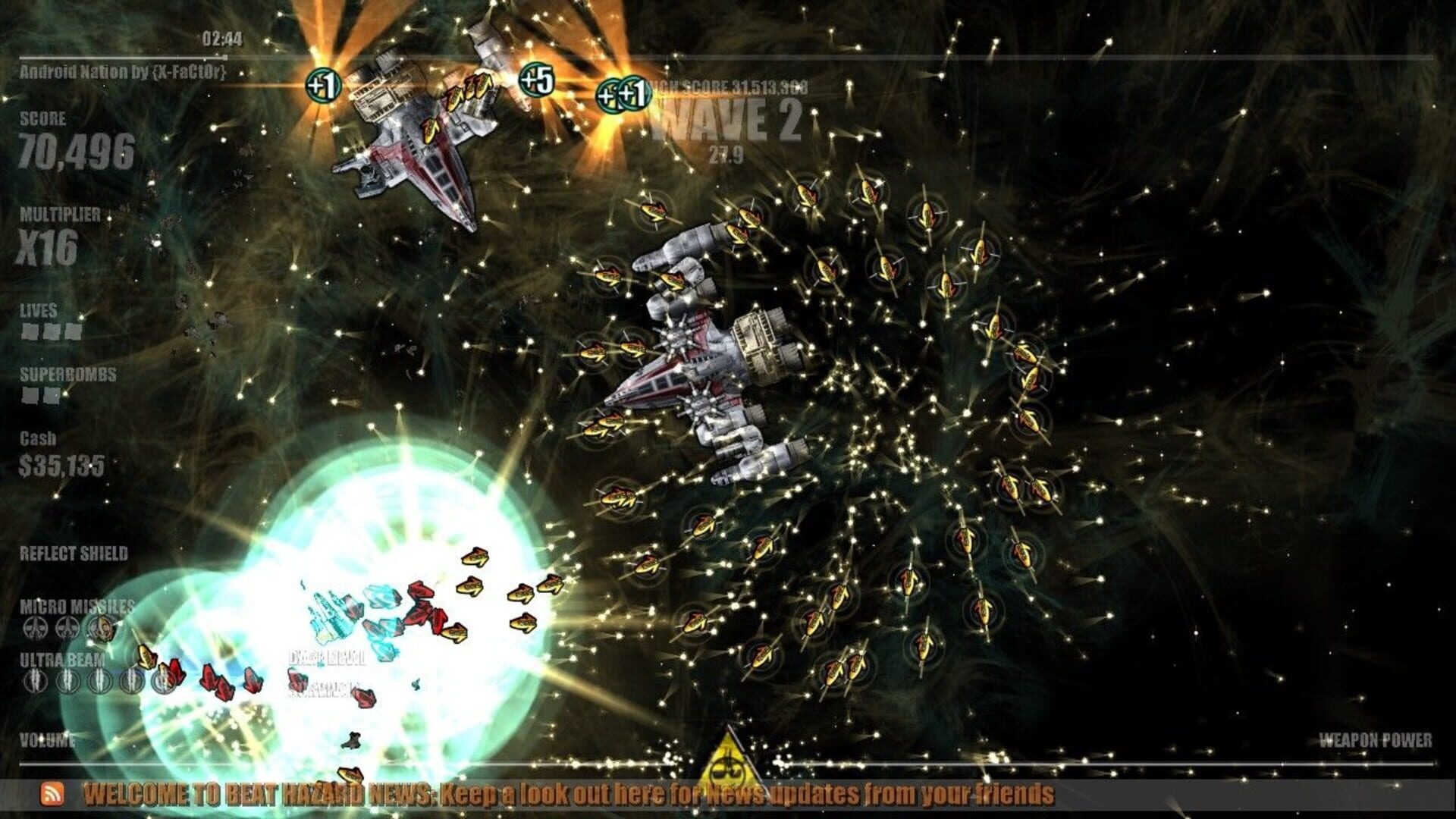 Screenshot for Beat Hazard Ultra