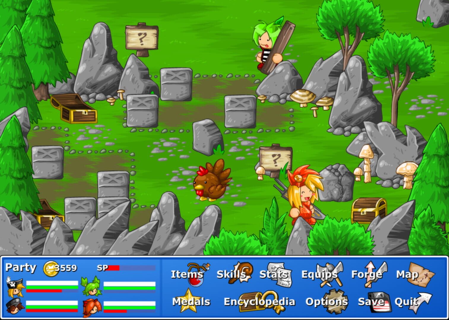 Screenshot for Epic Battle Fantasy 4