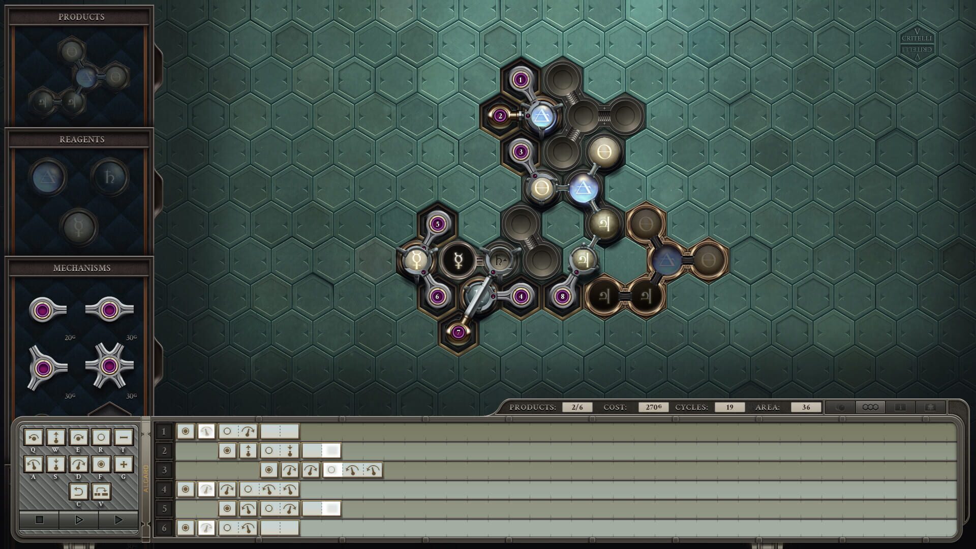 Screenshot for Opus Magnum