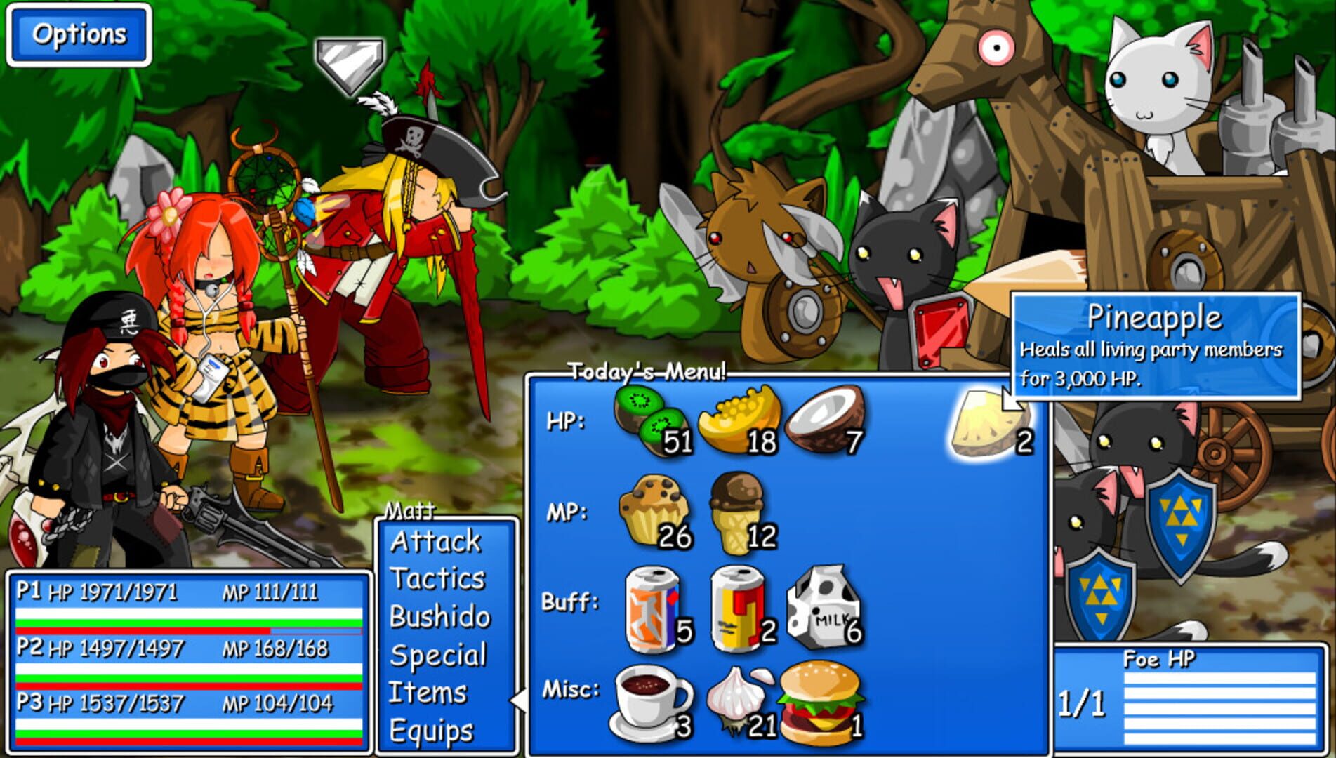 Screenshot for Epic Battle Fantasy 3