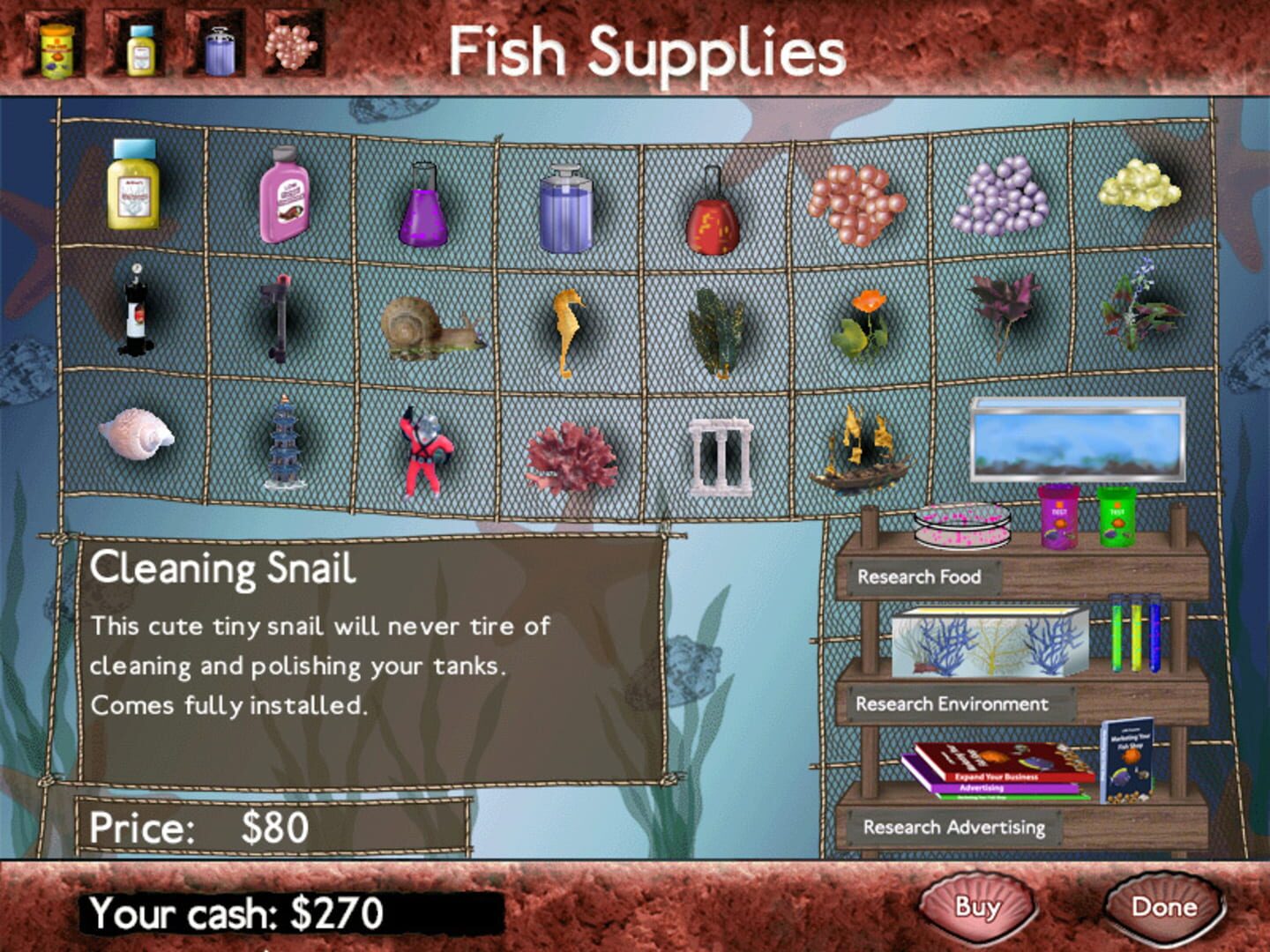 Screenshot for Fish Tycoon
