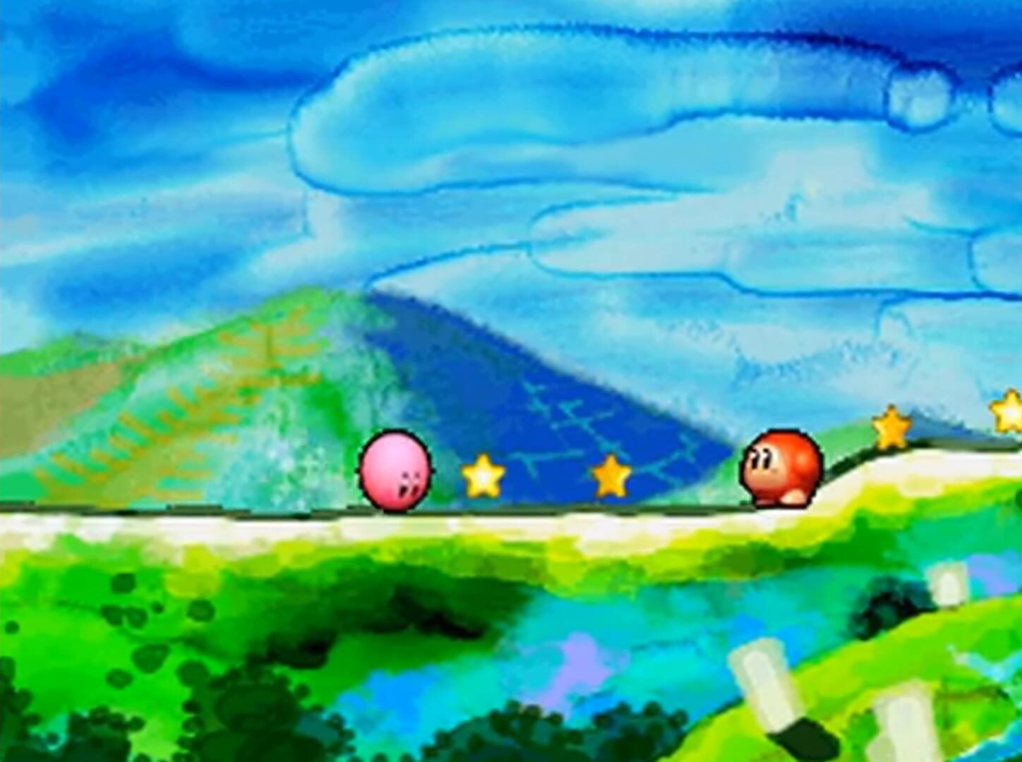 Screenshot for Kirby: Canvas Curse