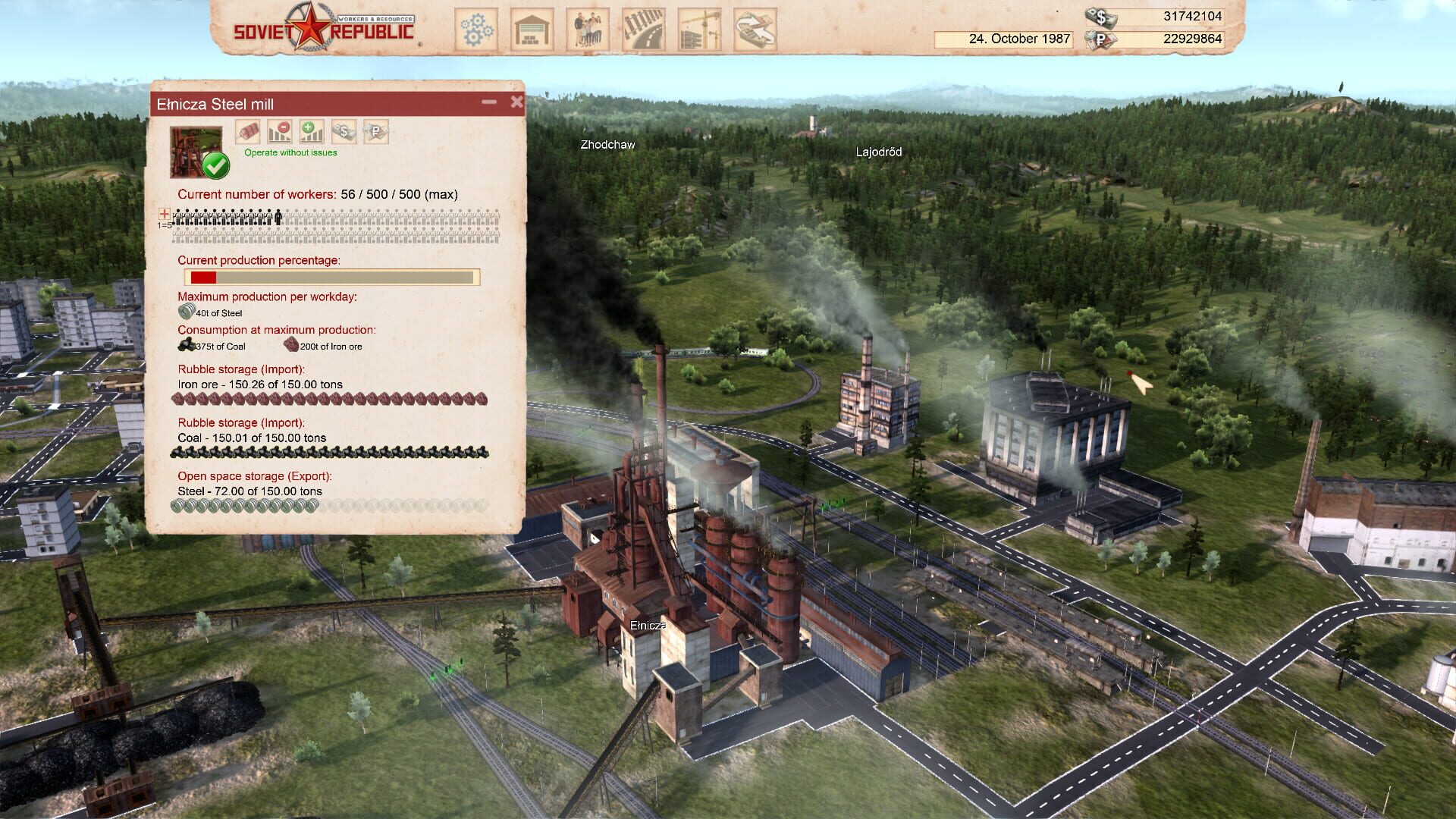 Screenshot for Workers & Resources: Soviet Republic