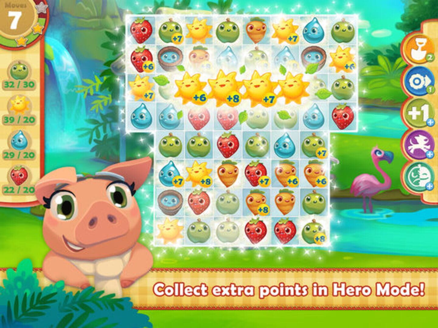 Screenshot for Farm Heroes Saga