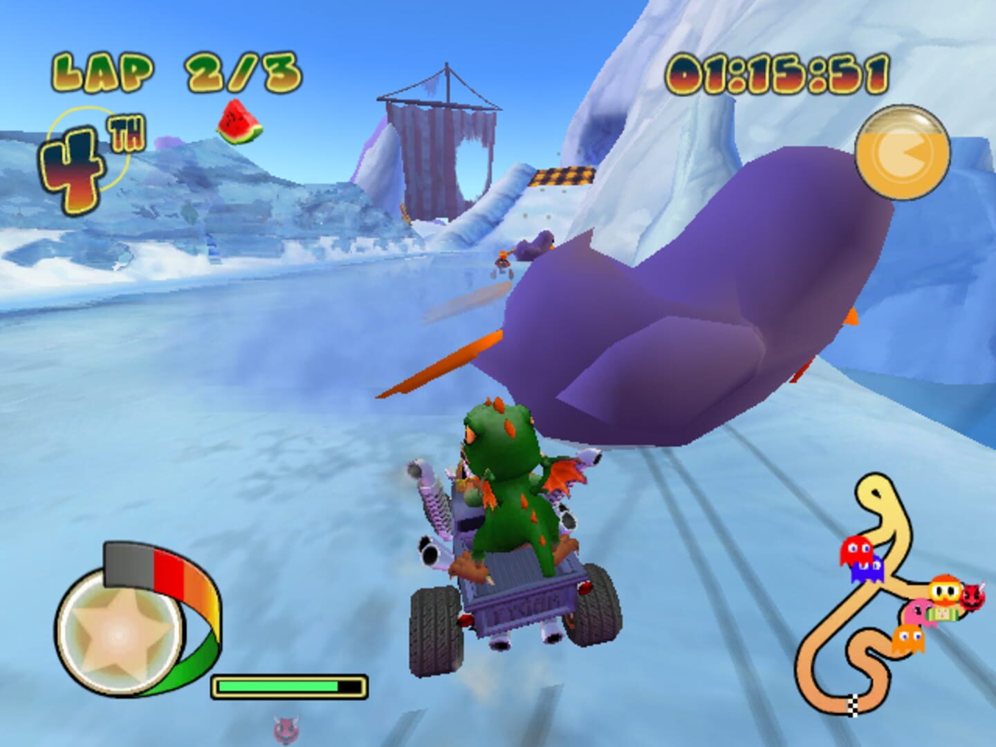 Screenshot for Pac-Man World Rally