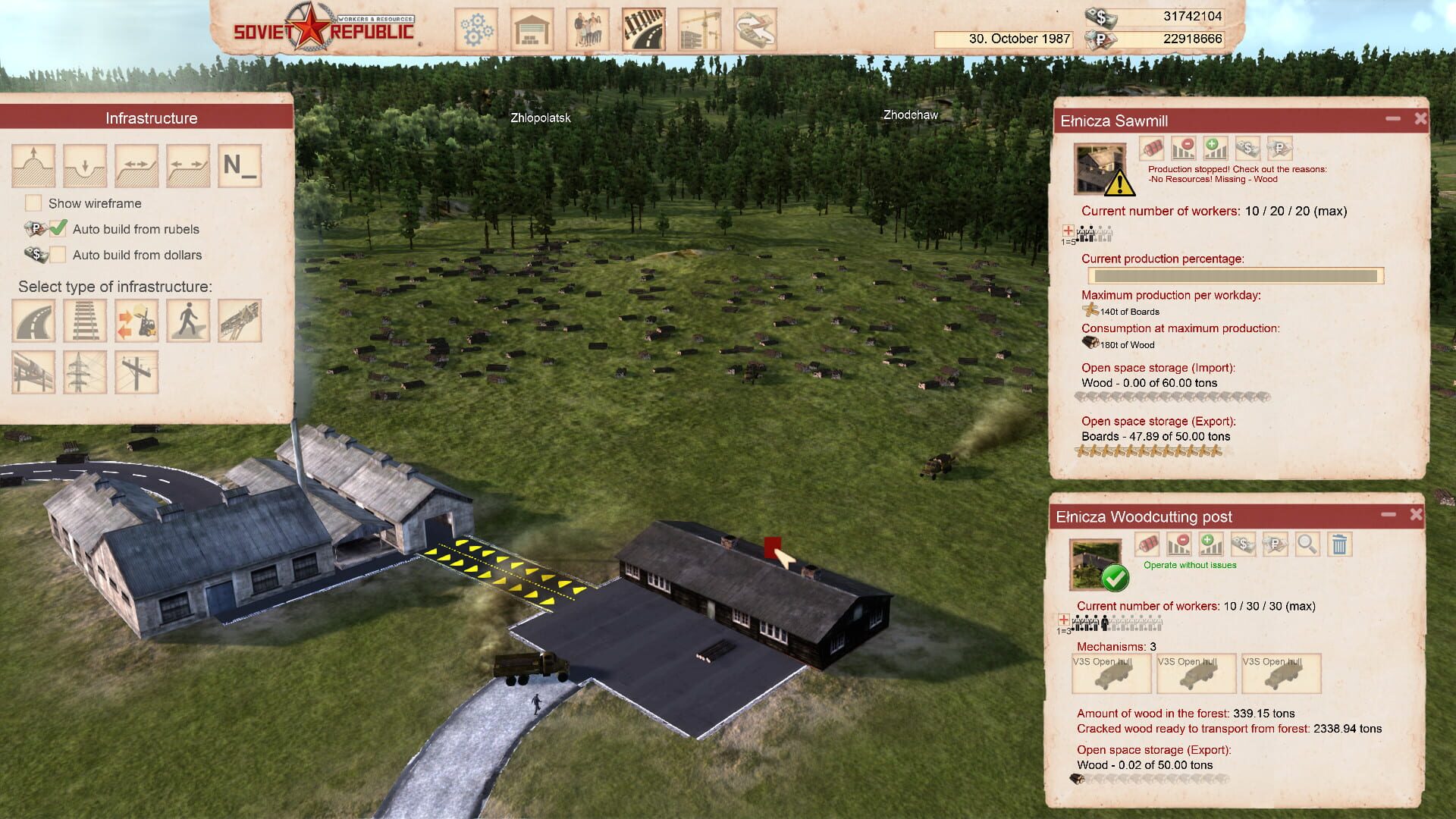 Screenshot for Workers & Resources: Soviet Republic