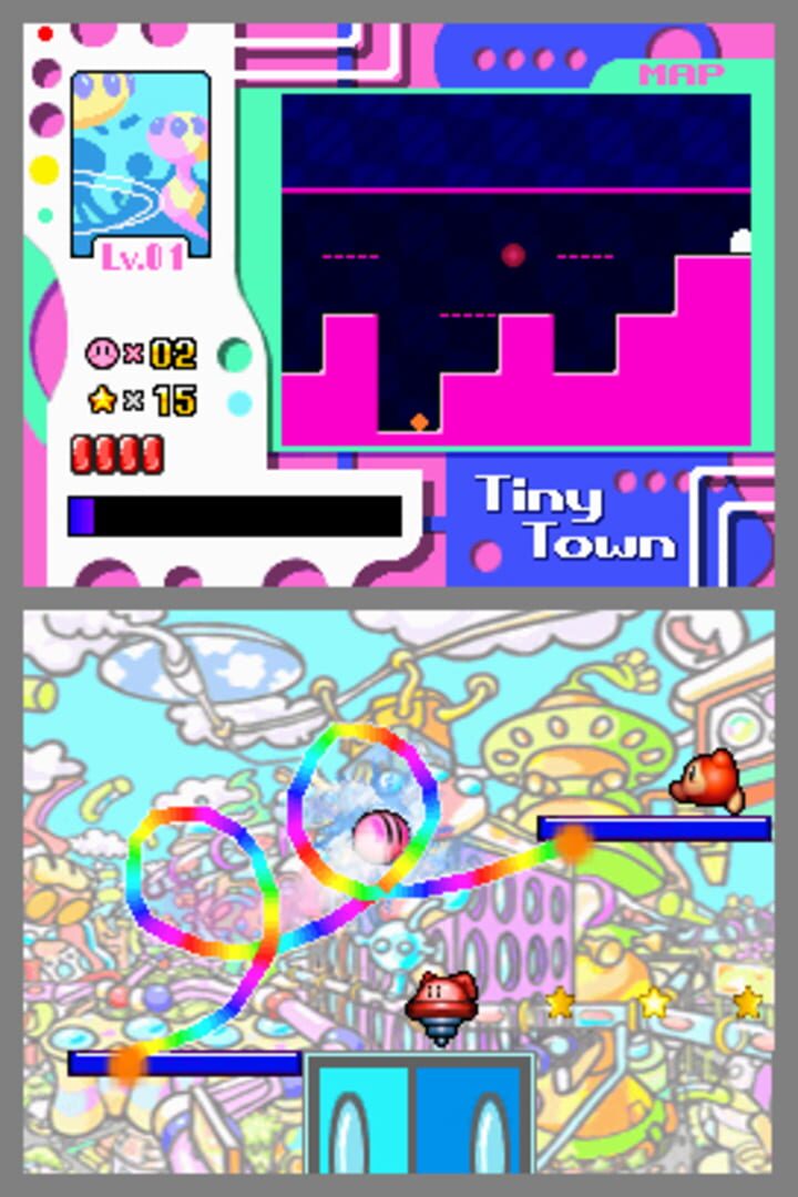 Screenshot for Kirby: Canvas Curse